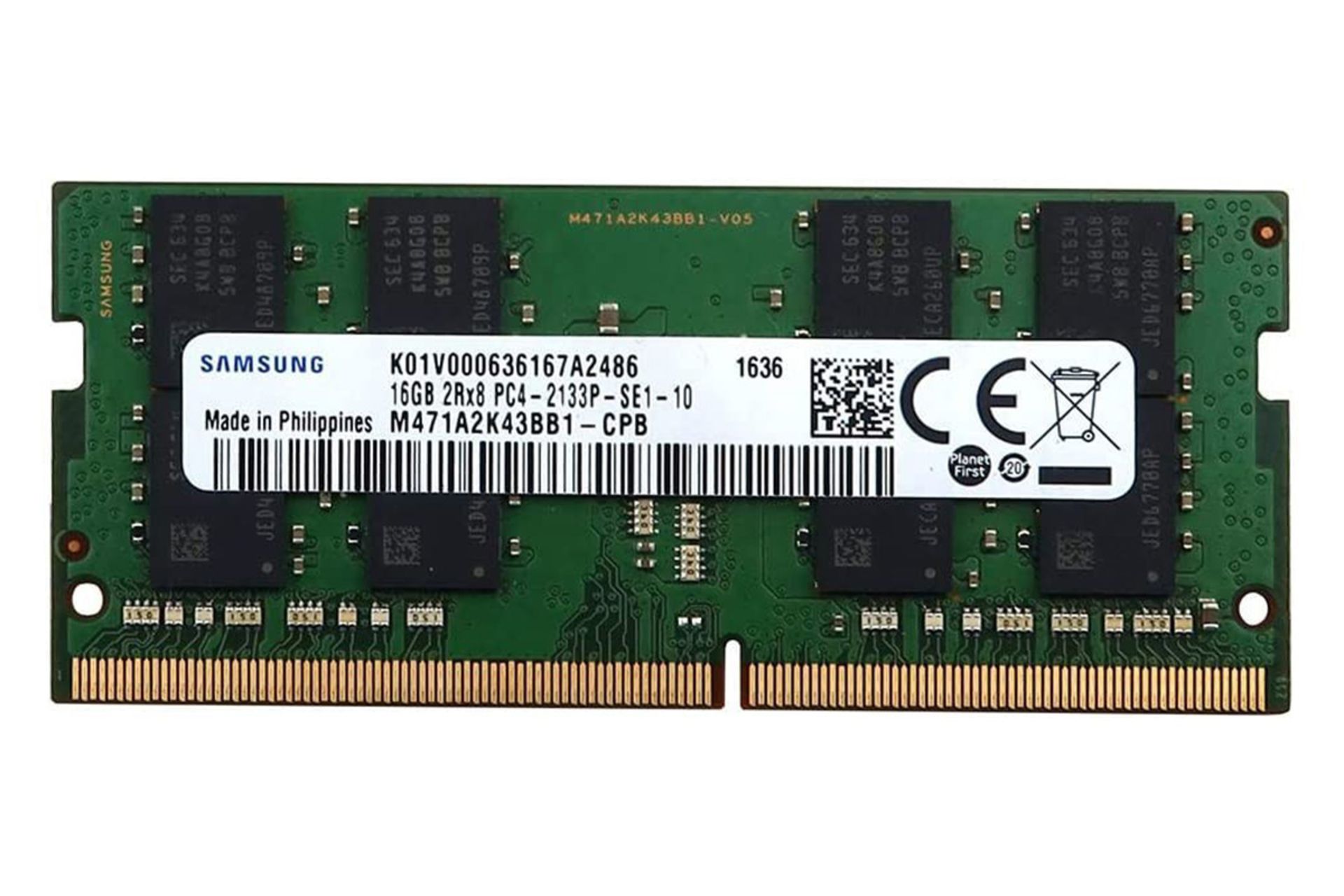 رم سامسونگ Samsung M471A2K43BB1-CPB 16GB DDR4-2133 CL15