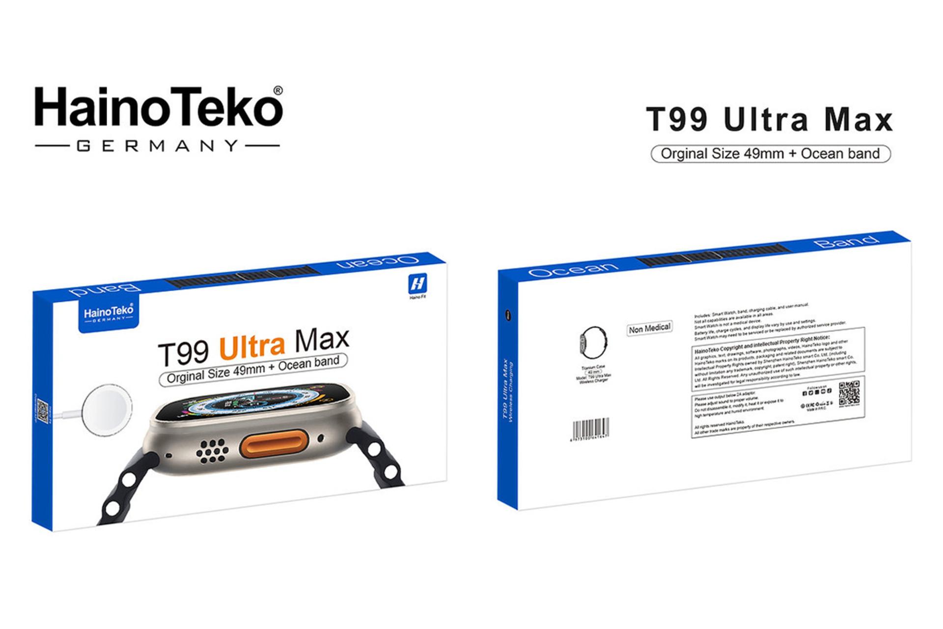 جعبه ساعت هوشمند هاینو تکو Haino Teko T99 Ultra Max