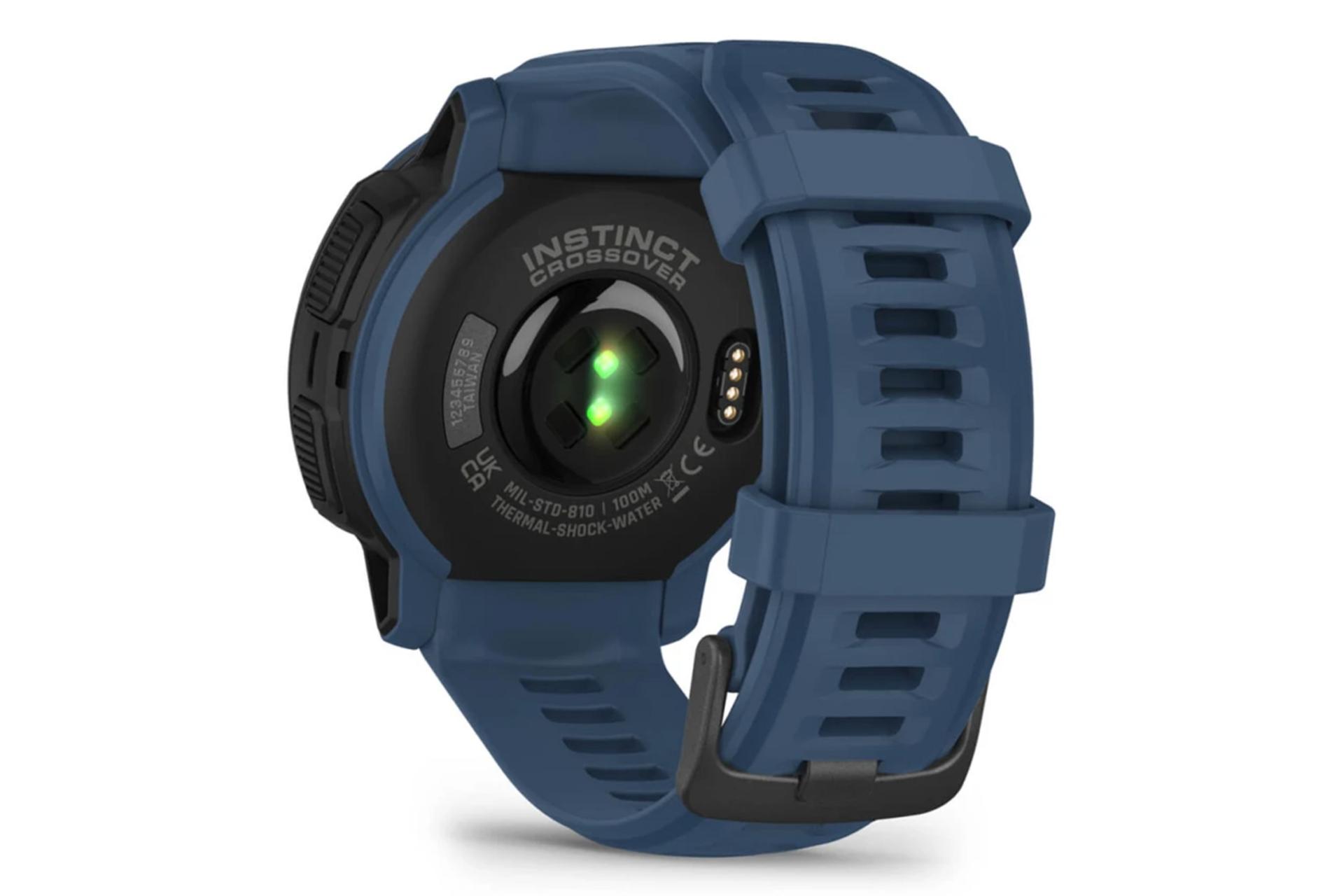 نمای پشتی ساعت هوشمند گارمین Garmin Instinct Crossover Solar