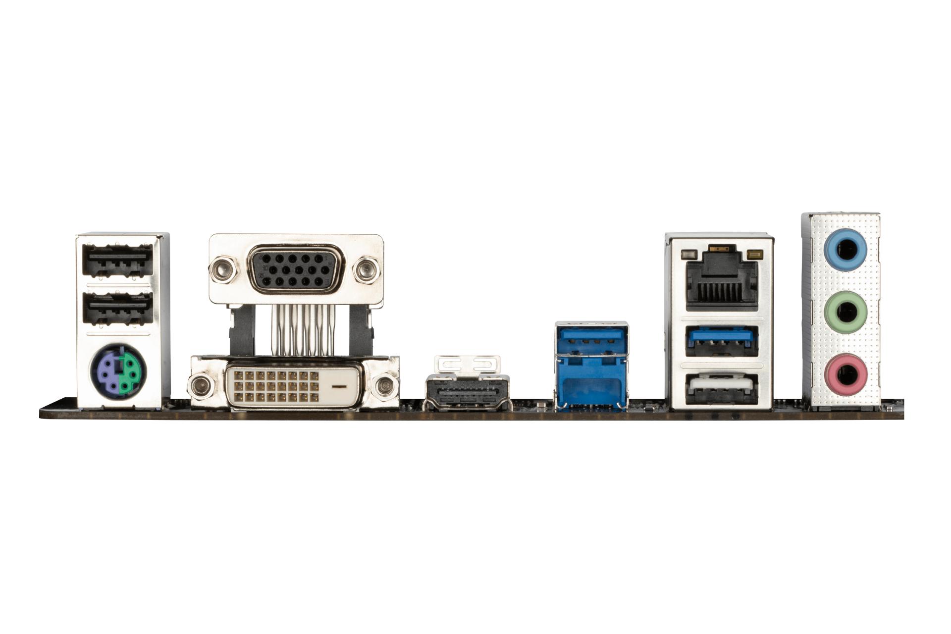درگاه‌های مادربرد گیگابایت GIGABYTE B460M DS3H V2 (rev. 1.0)