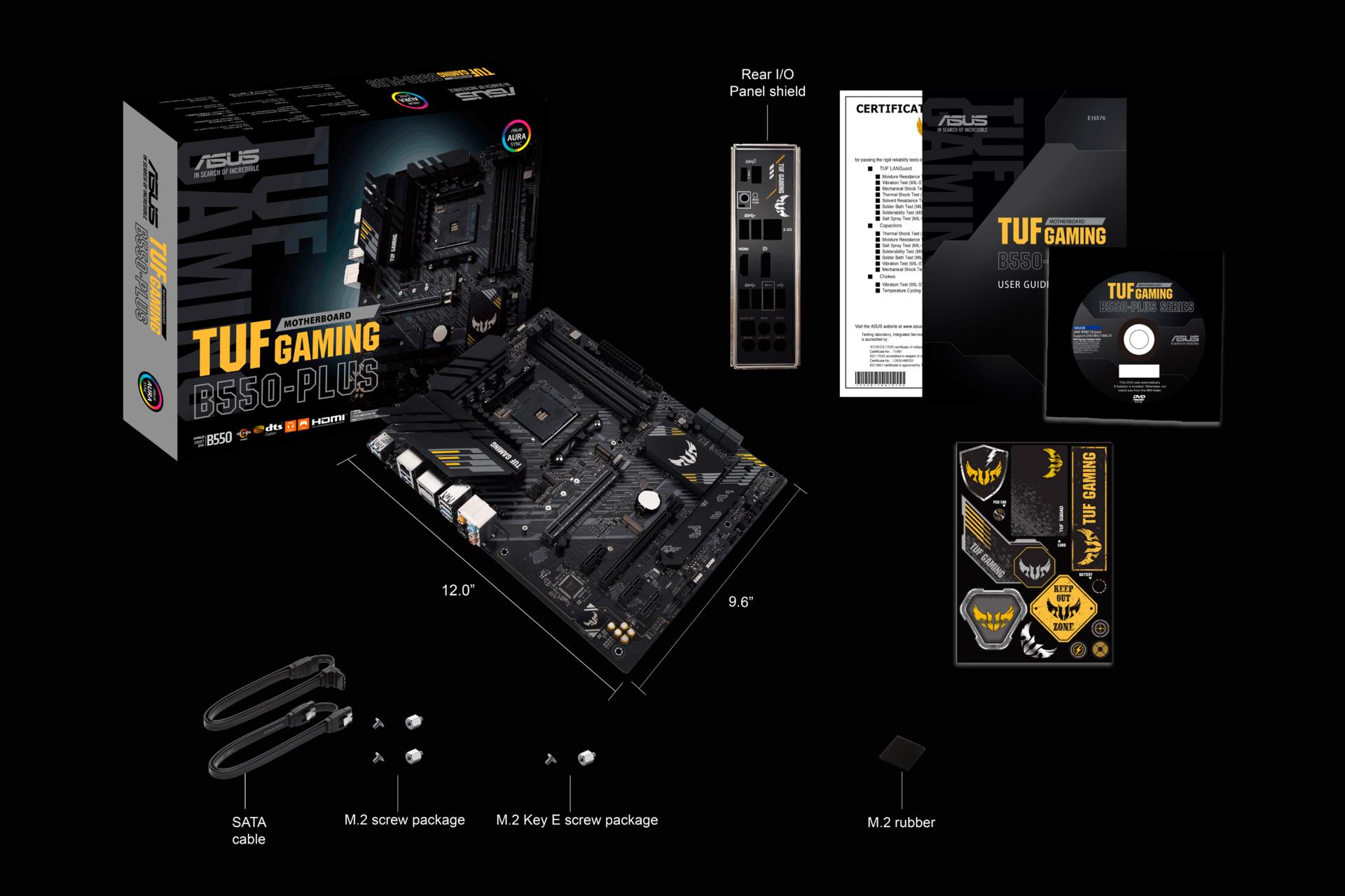 اقلام همراه مادربرد ایسوس ASUS TUF GAMING B550-PLUS