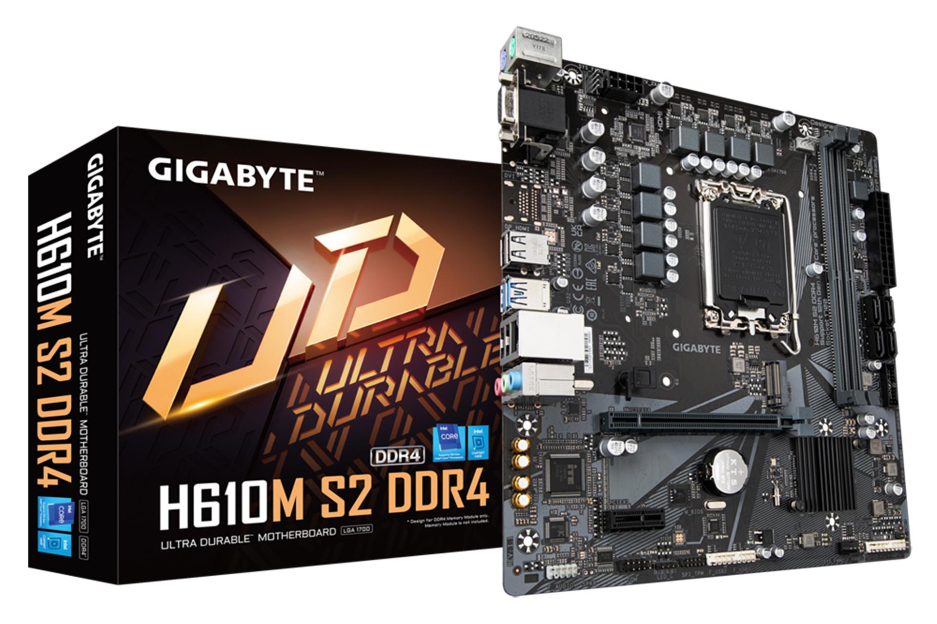 جعبه مادربرد گیگابایت GIGABYTE H610M S2 DDR4 (rev. 1.2)