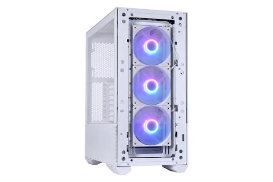 نمایش نور فن های جلوی کیس کامپیوتر لیان لی LANCOOL II MESH RGB