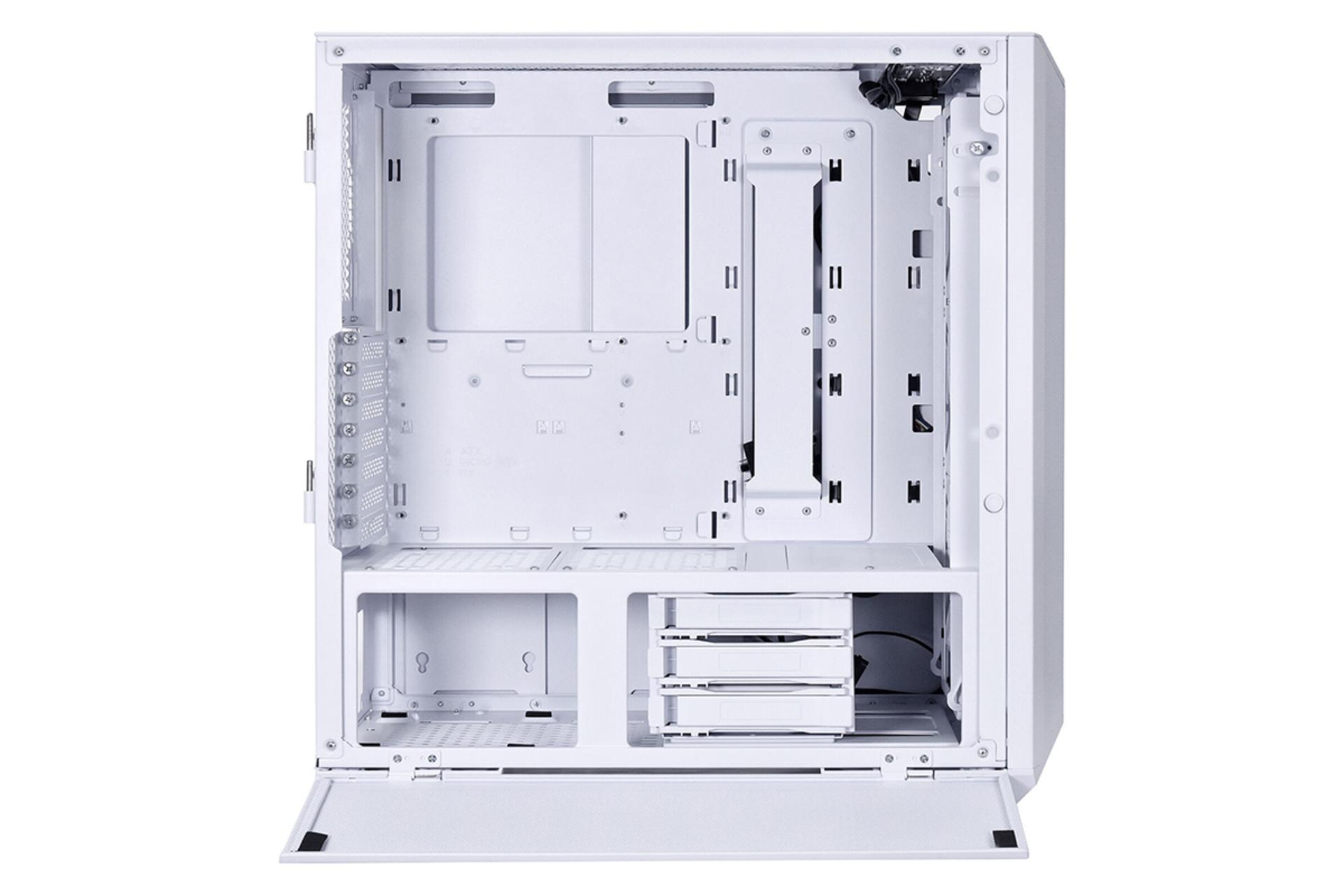 نمایش داخل سمت چپ کیس کامپیوتر لیان لی LANCOOL II MESH RGB