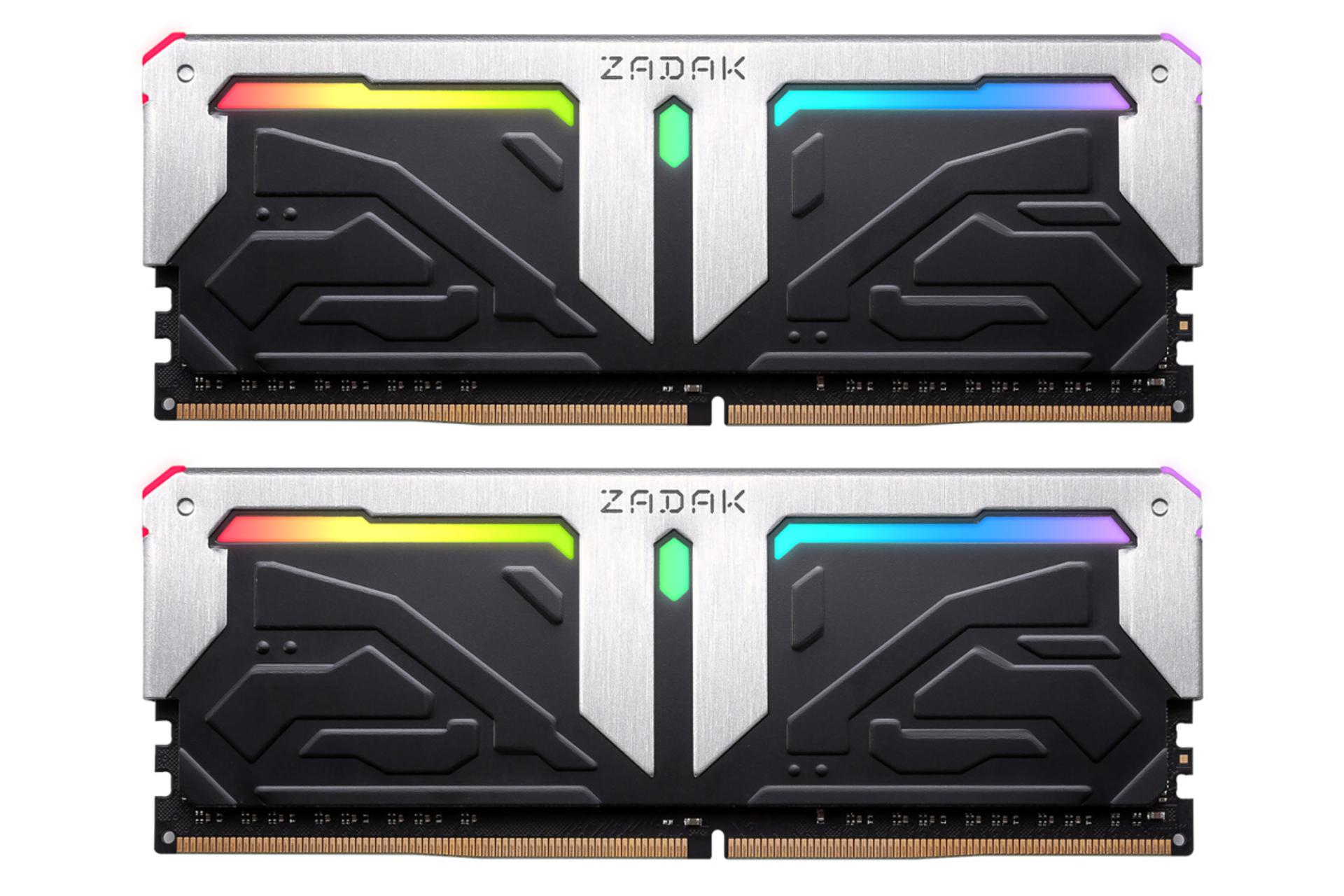 رم زاداک ZADAK SPARK RGB 32GB (2x16) ظرفیت 32 گیگابایت (2x16) از نوع DDR4