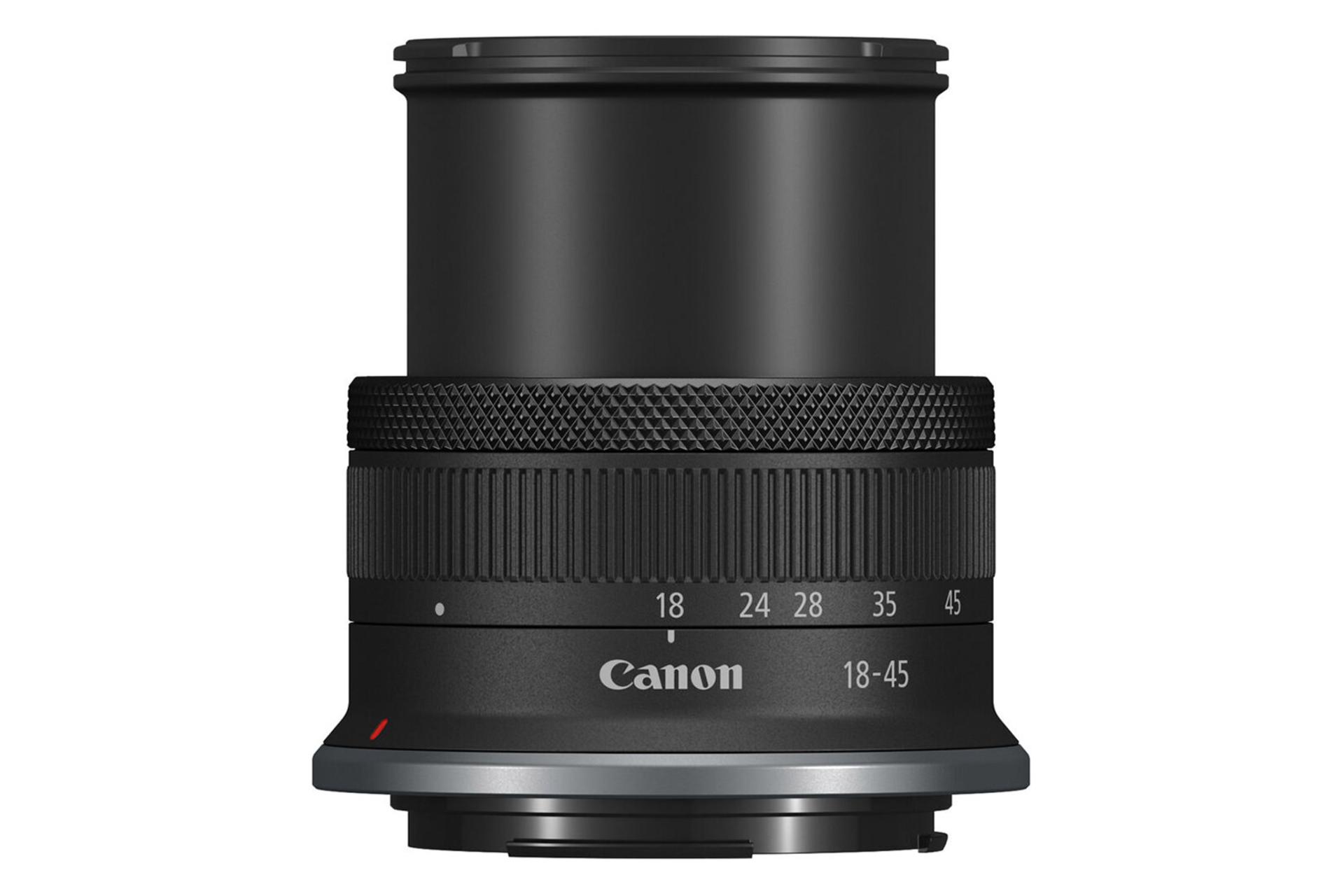 لنز کانن Canon RF-S 18-45mm F4.5-6.3 IS STM نمای جانبی