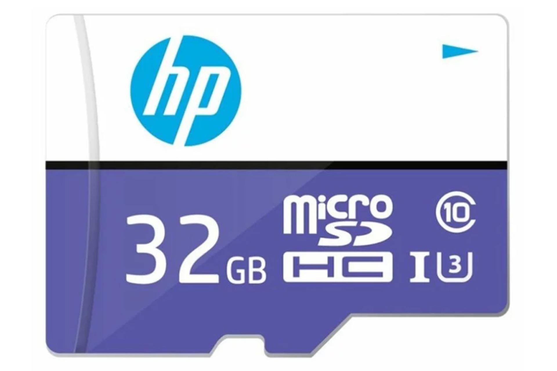 کارت حافظه اچ پی microSDHC با ظرفیت 32 گیگابایت مدل Mi230 روبرو