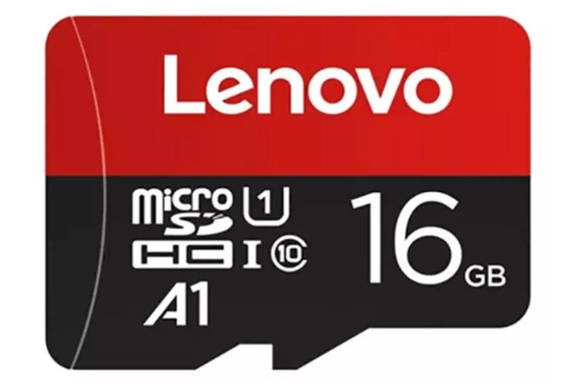 کارت حافظه لنوو microSDHC با ظرفیت 16 گیگابایت مدل C10 A1 کلاس 10