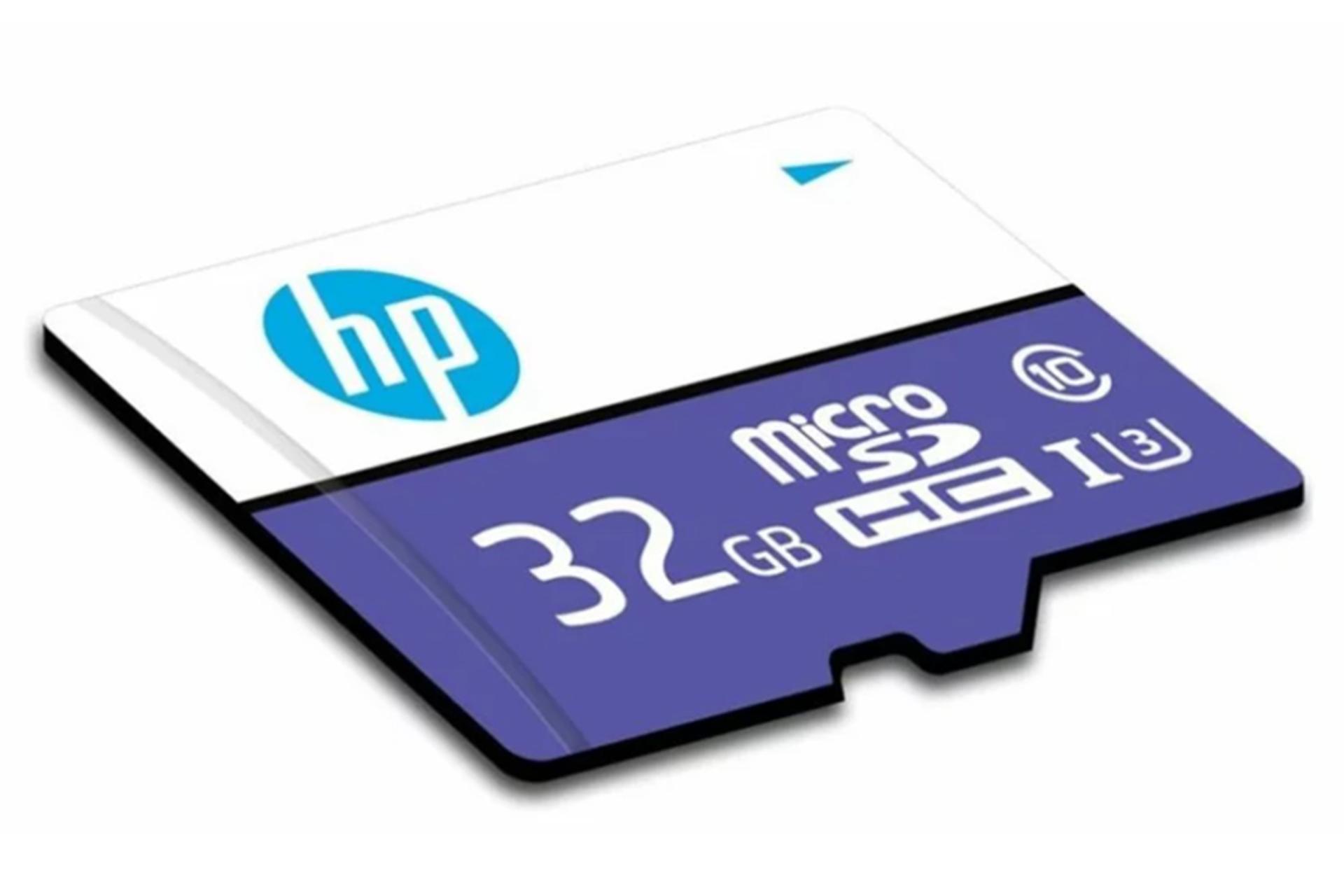 کارت حافظه اچ پی microSDHC با ظرفیت 32 گیگابایت مدل Mi230نمای جانبی 