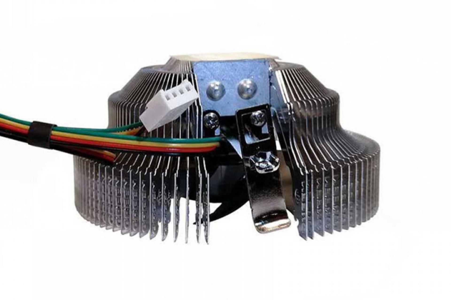 نمای پشت خنک کننده پردازنده گرین TINYCOOL 85 PMW