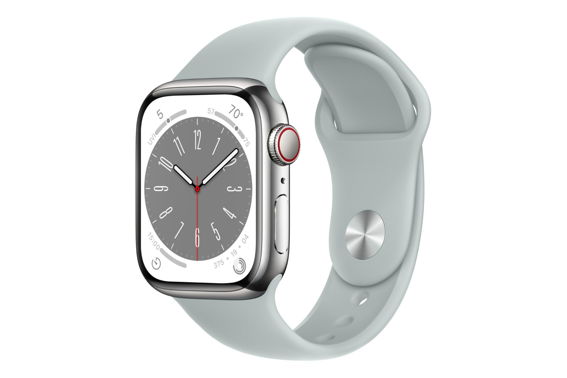 اپل واچ سری 8 استیل / Apple Watch Series 8 Stainless Steel نقره ای
