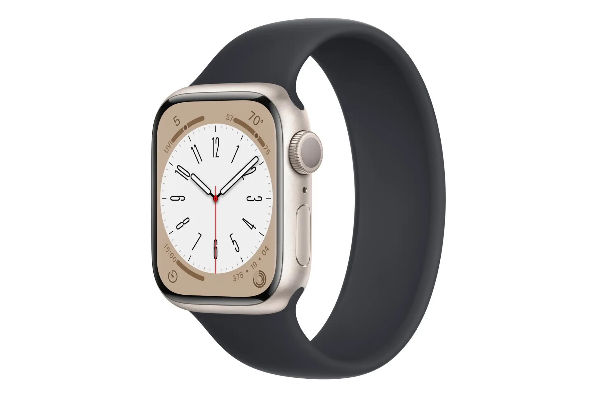 مرجع متخصصين ايران اپل واچ سري 8 آلومينيوم مدل 41 ميلي‌متري / Apple Watch Series 8 41mm Aluminum طلايي