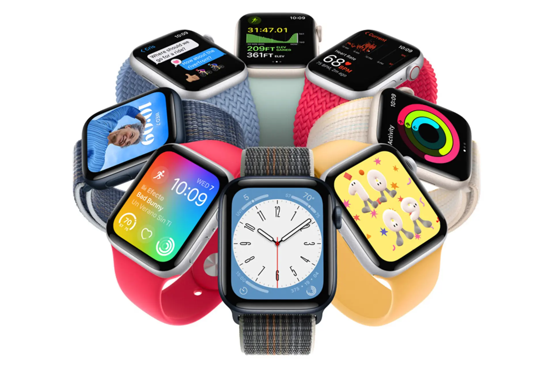 ساعت هوشمند اپل واچ SE در رنگ ها مختلف