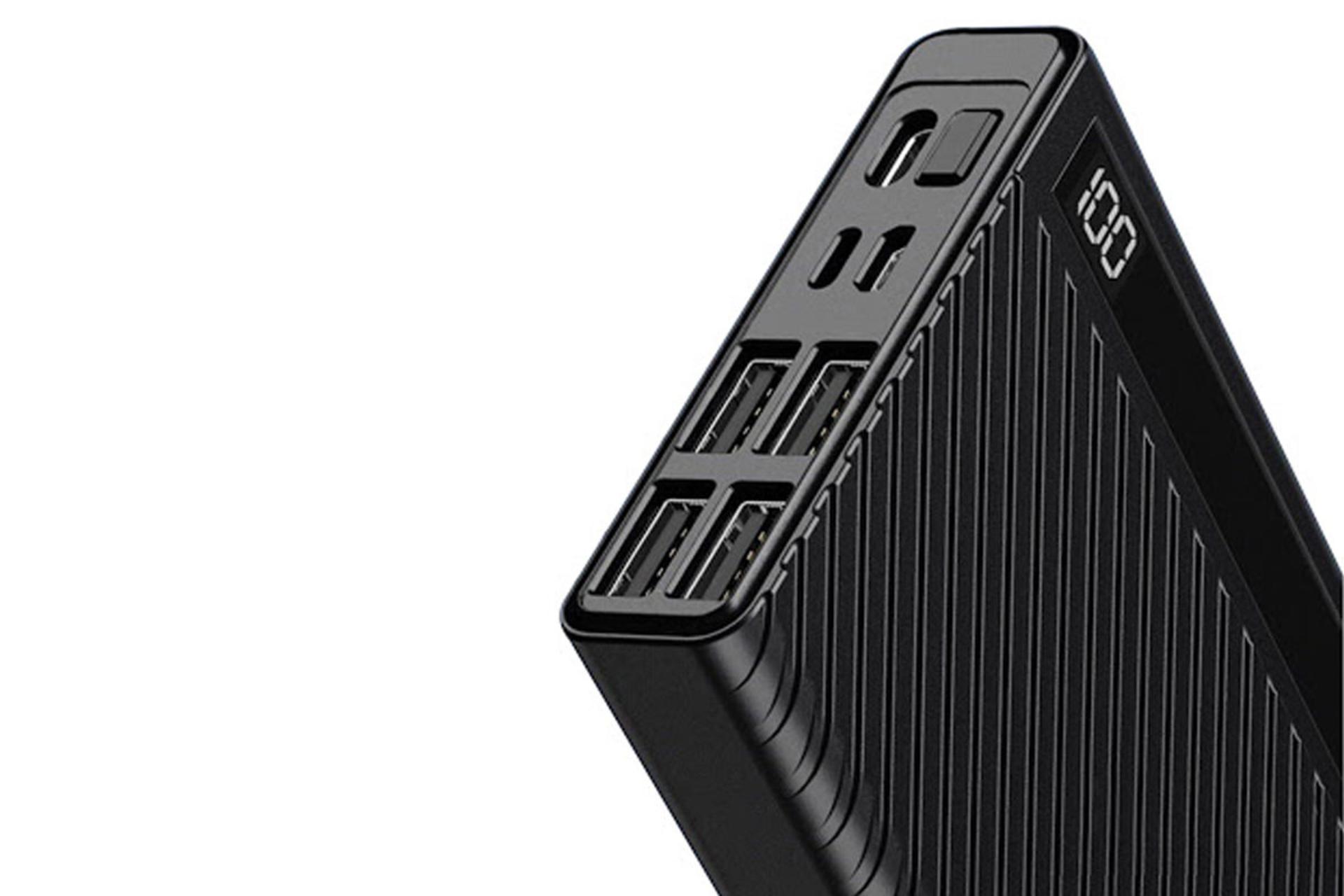 درگاه خروجی پاور بانک ریمکس RPP-142 Hunyo Series با ظرفیت 20000 میلی‌آمپر ساعت