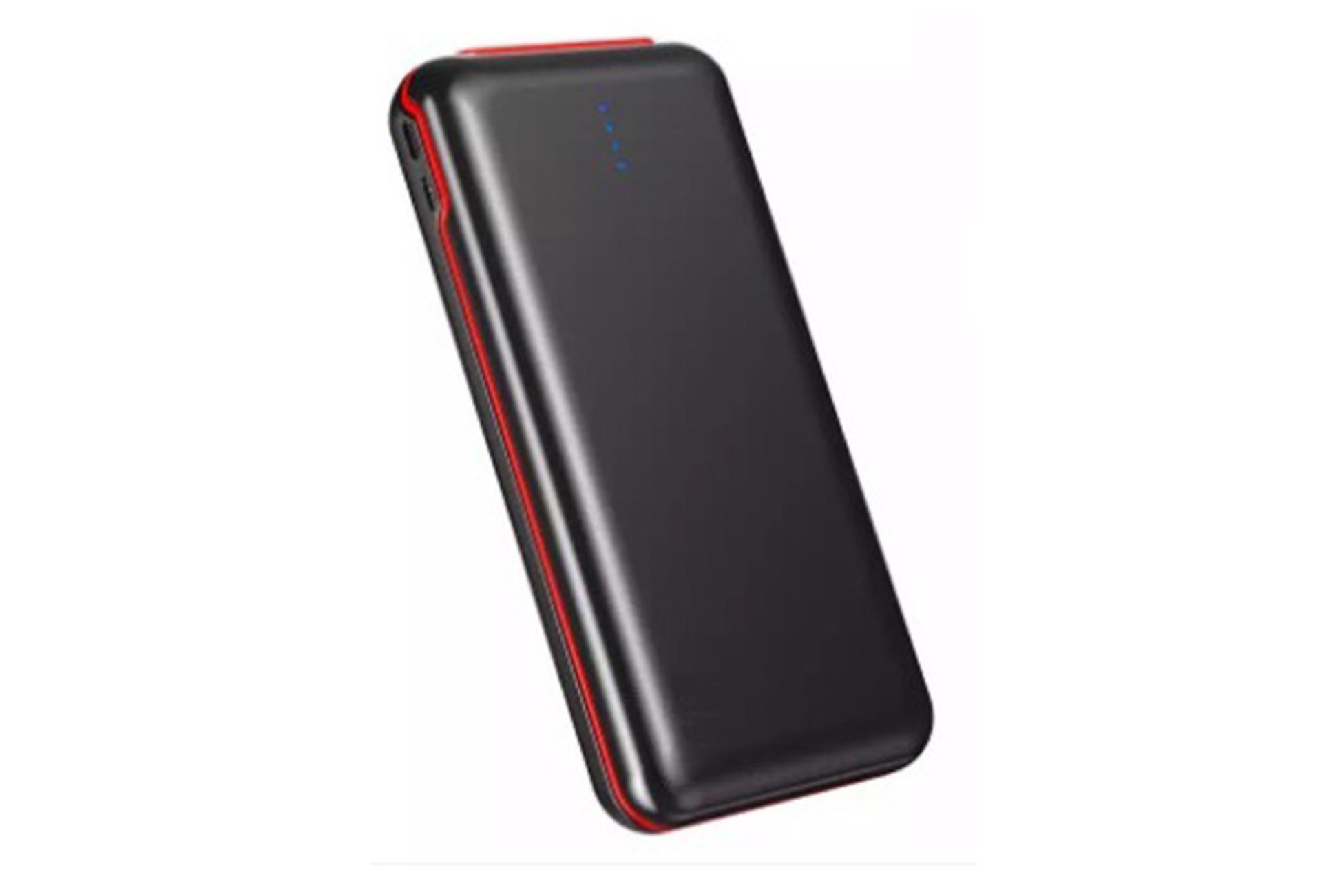 نمای جانبی پاور بانک راش X0019 با ظرفیت 30000 میلی‌آمپر ساعت