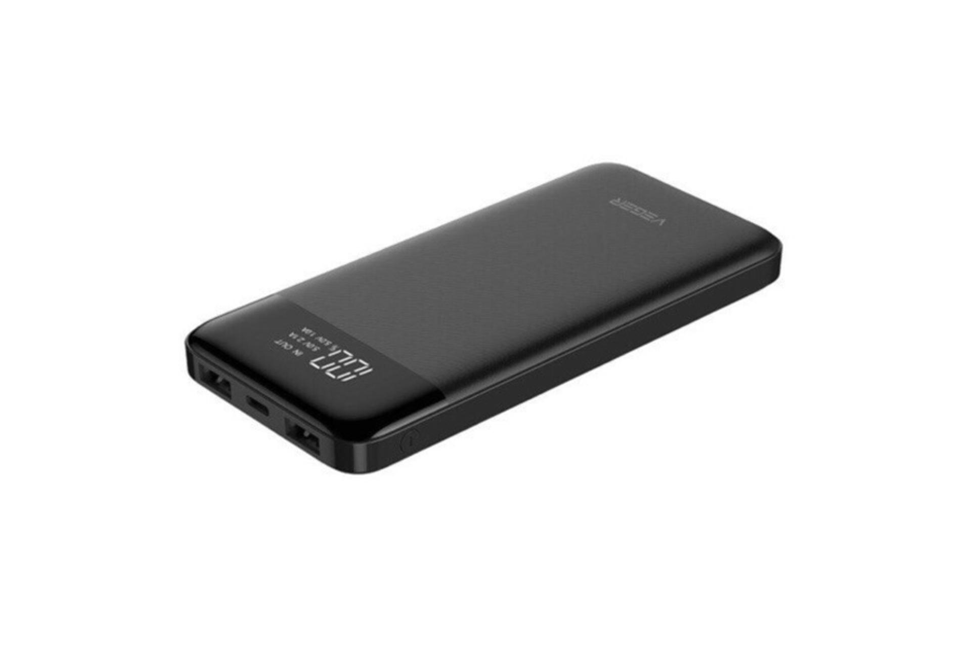 نمای جانبی پاور بانک وگر VP-1087PD با ظرفیت 10000 میلی‌آمپر ساعت