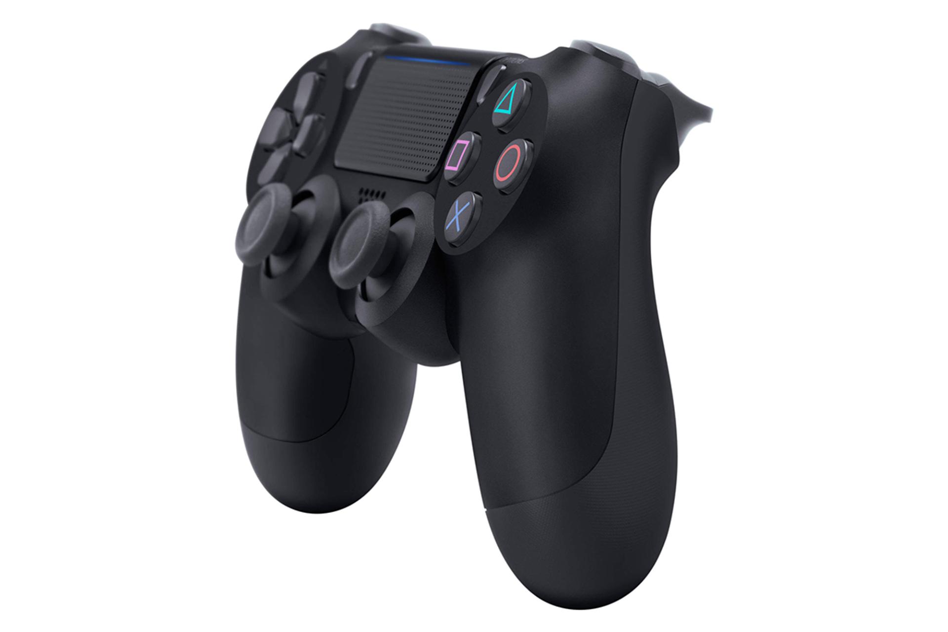 مرجع متخصصين ايران نمايش نيم رخ سمت راست و جلوي دسته بازي سوني DUALSHOCK 4