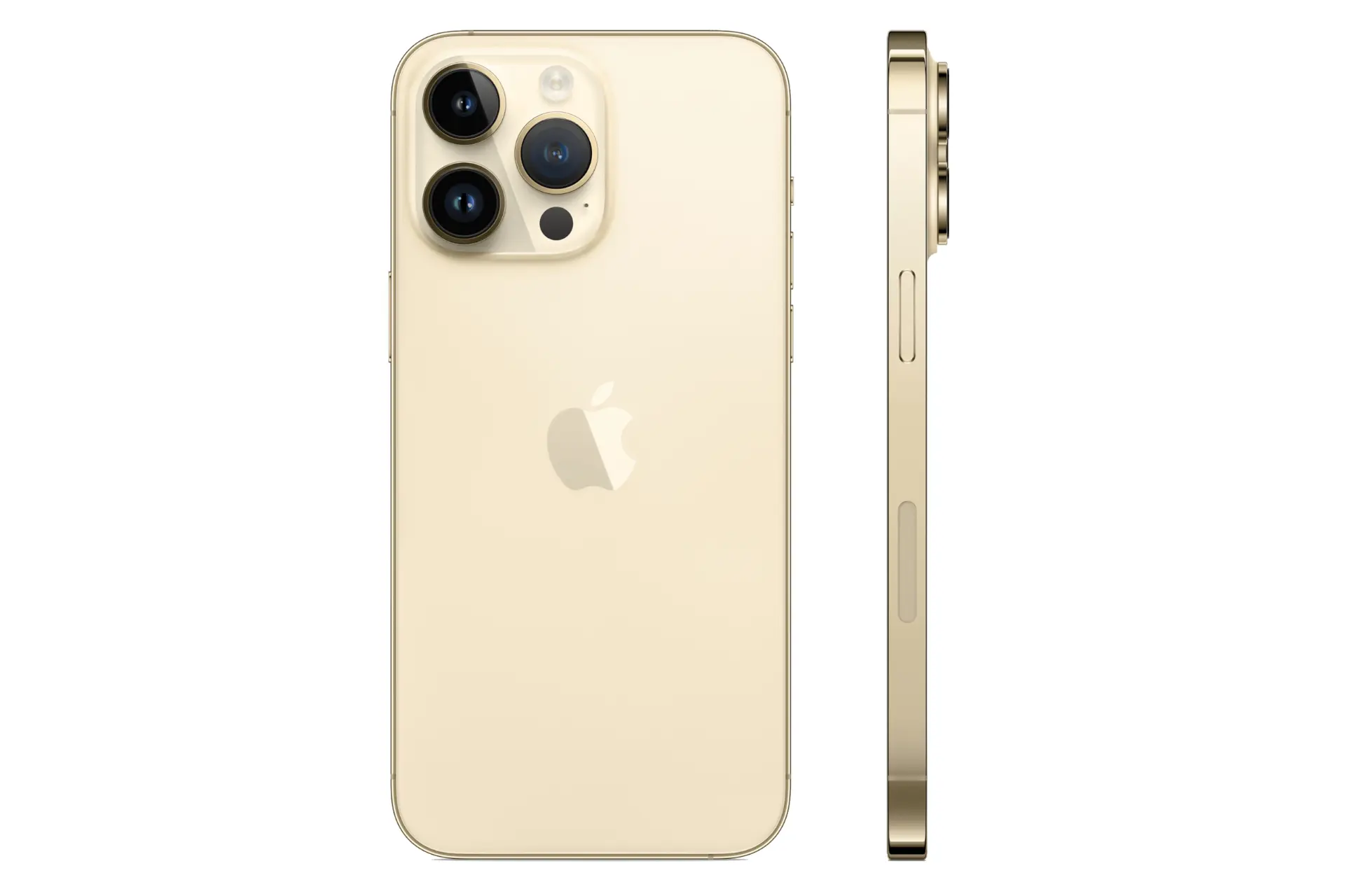 پنل پشت و نمای جانبی گوشی موبایل آیفون 14 پرو اپل / Apple iPhone 14 Pro طلایی