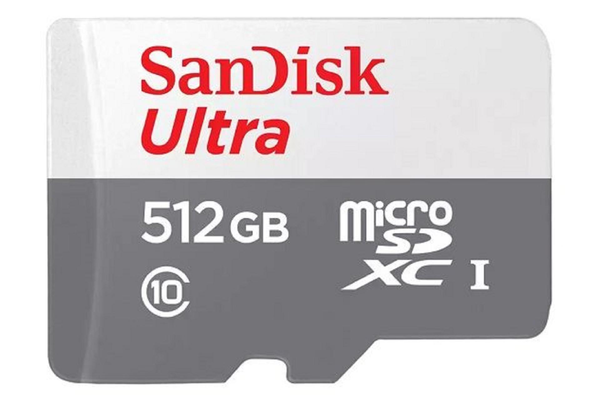 کارت حافظه سن دیسک microSDXC با ظرفیت 512 گیگابایت مدل Ultra