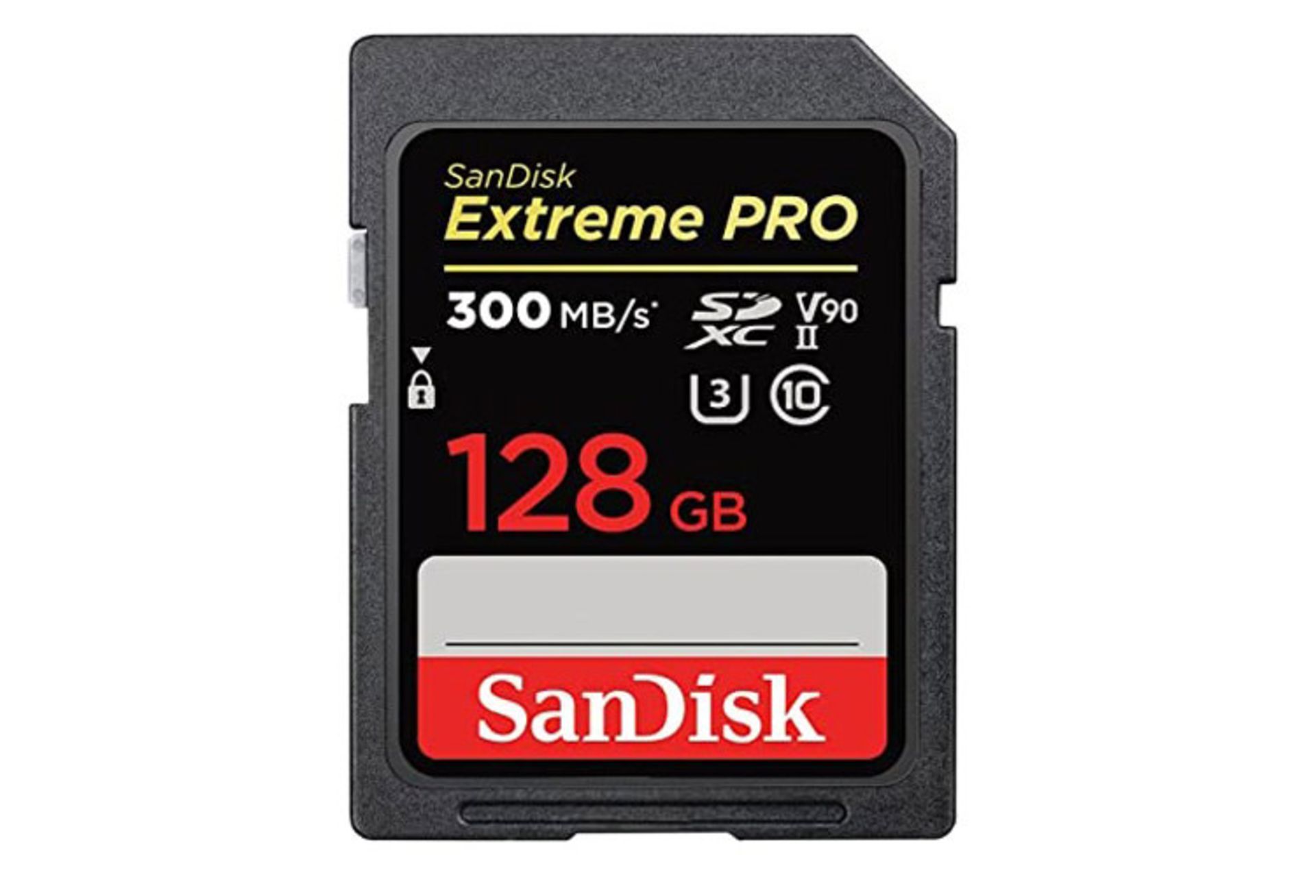کارت حافظه سن دیسک SDXC با ظرفیت 128 گیگابایت مدل Extreme Pro V90 کلاس 10