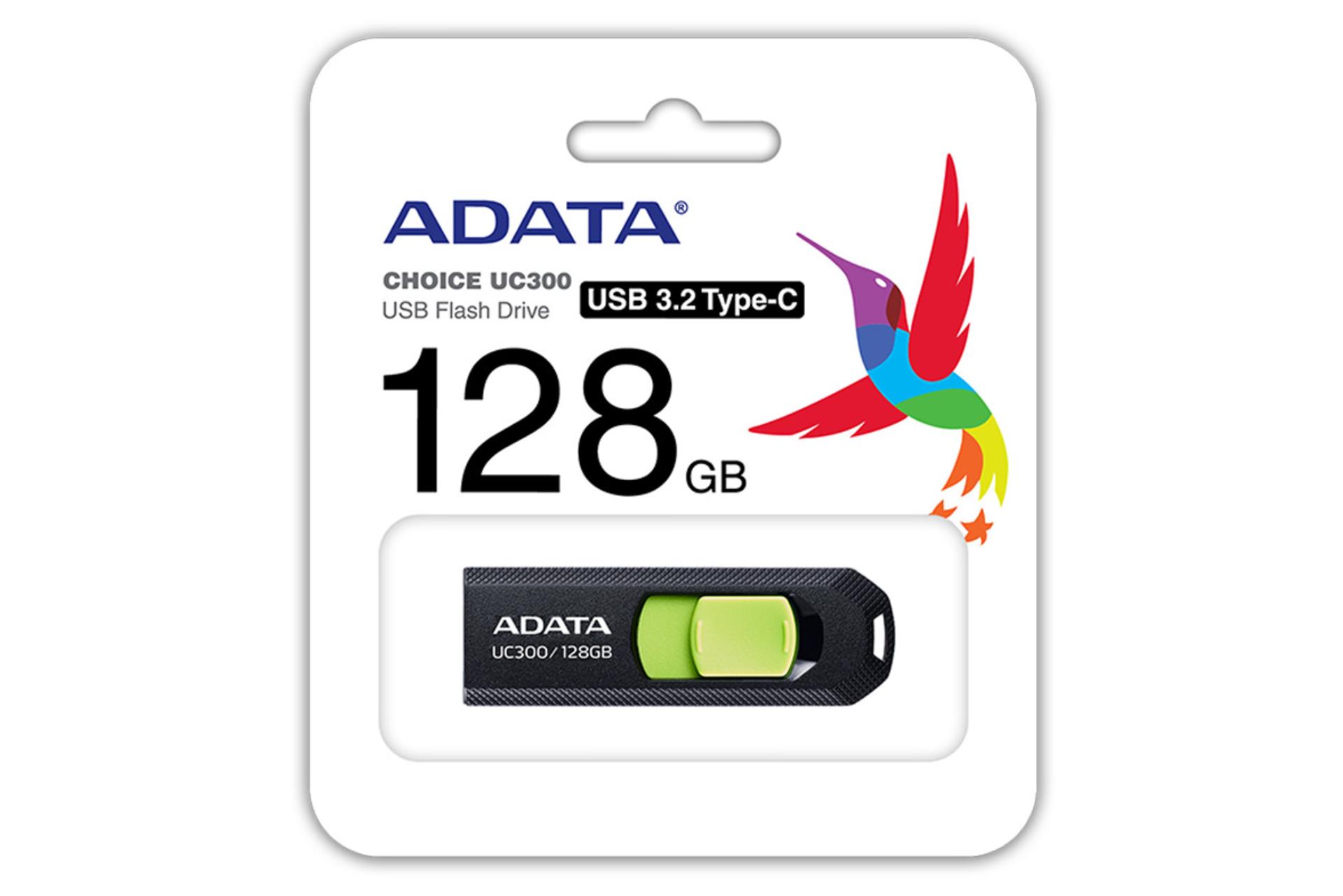 جعبه فلش مموری ای دیتا مدل UC300 ظرفیت 128 گیگابایت