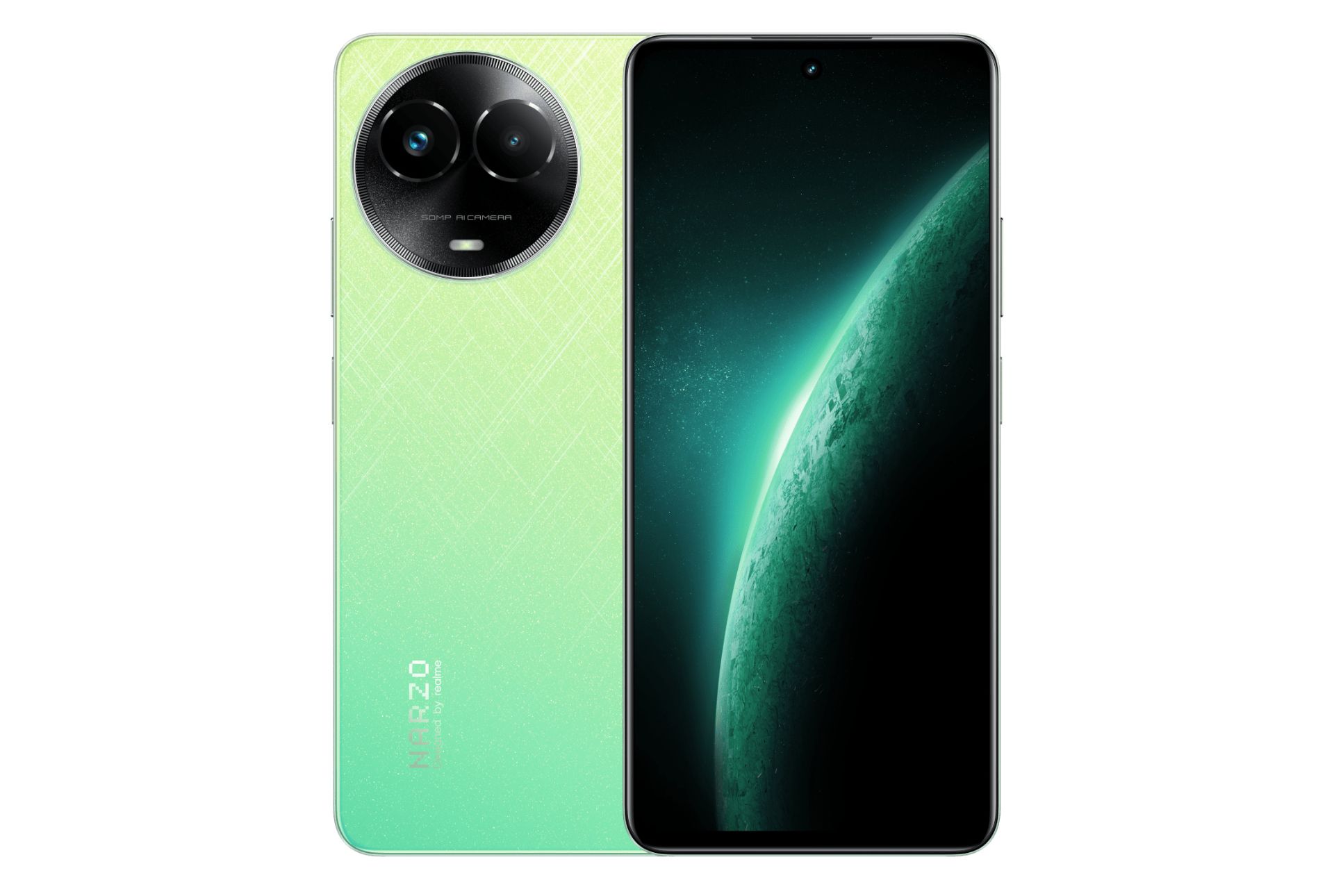 گوشی موبایل ریلمی Realme Narzo 60x سبز روشن