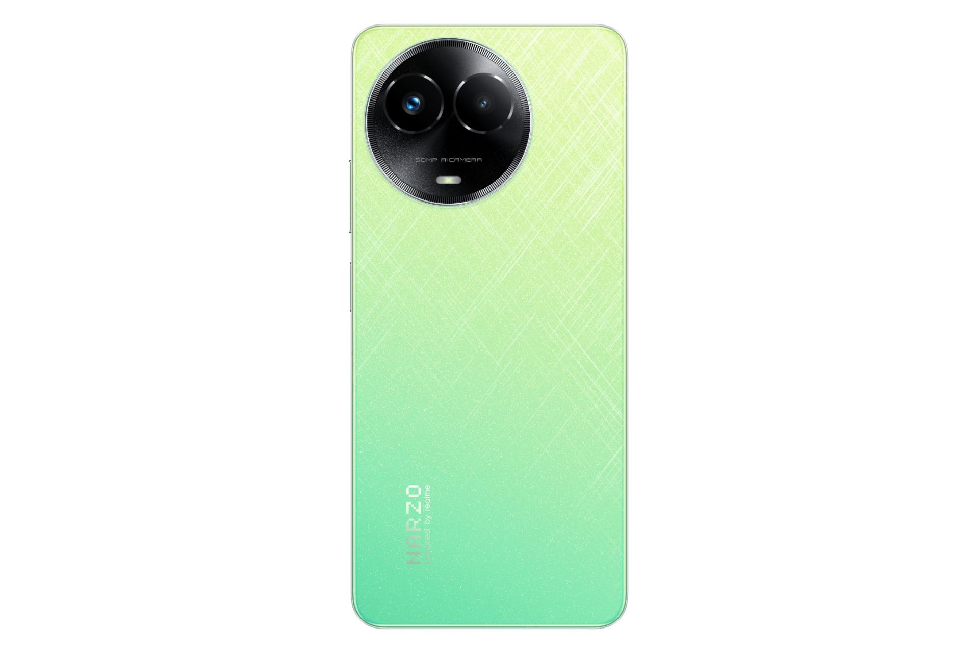 پنل پشت گوشی موبایل ریلمی Realme Narzo 60x سبز روشن