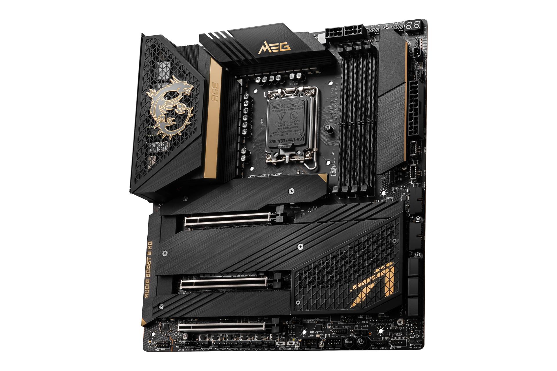 نمای راست مادربرد ام اس آی MSI MEG Z690 ACE