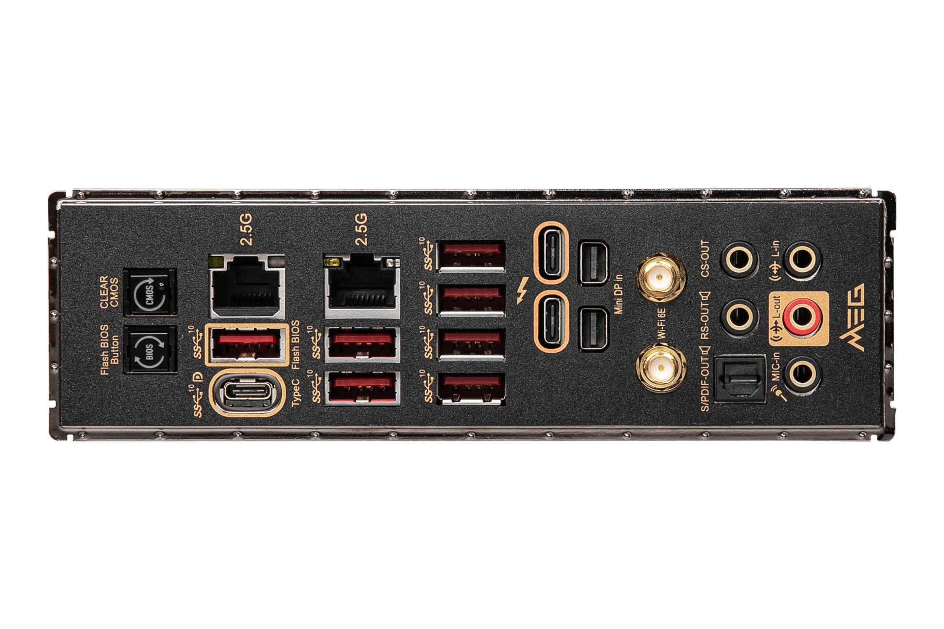 اتصالات مادربرد ام اس آی MSI MEG Z690 ACE