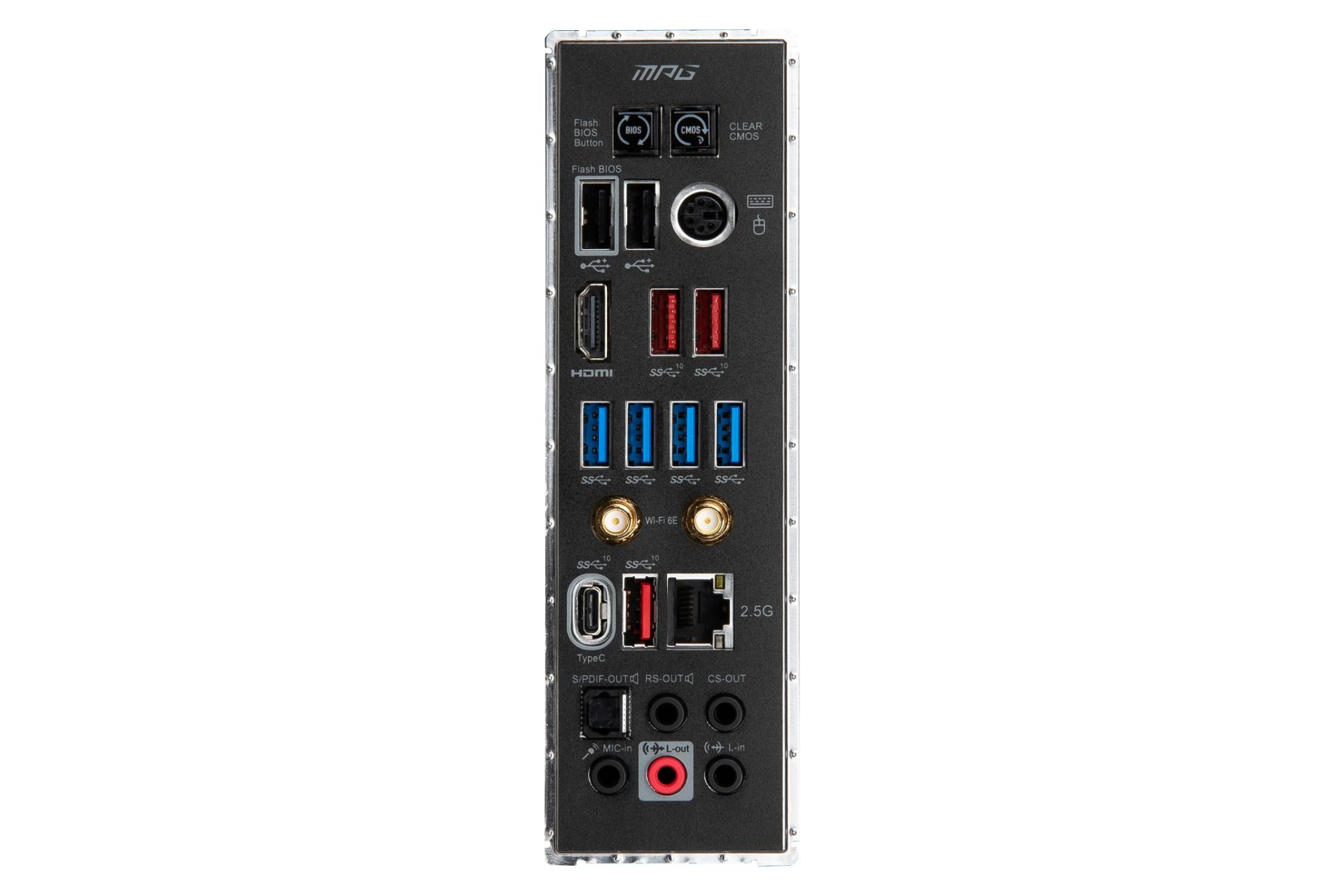اتصالات مادربرد ام اس آی MSI MPG X570S EDGE MAX WIFI