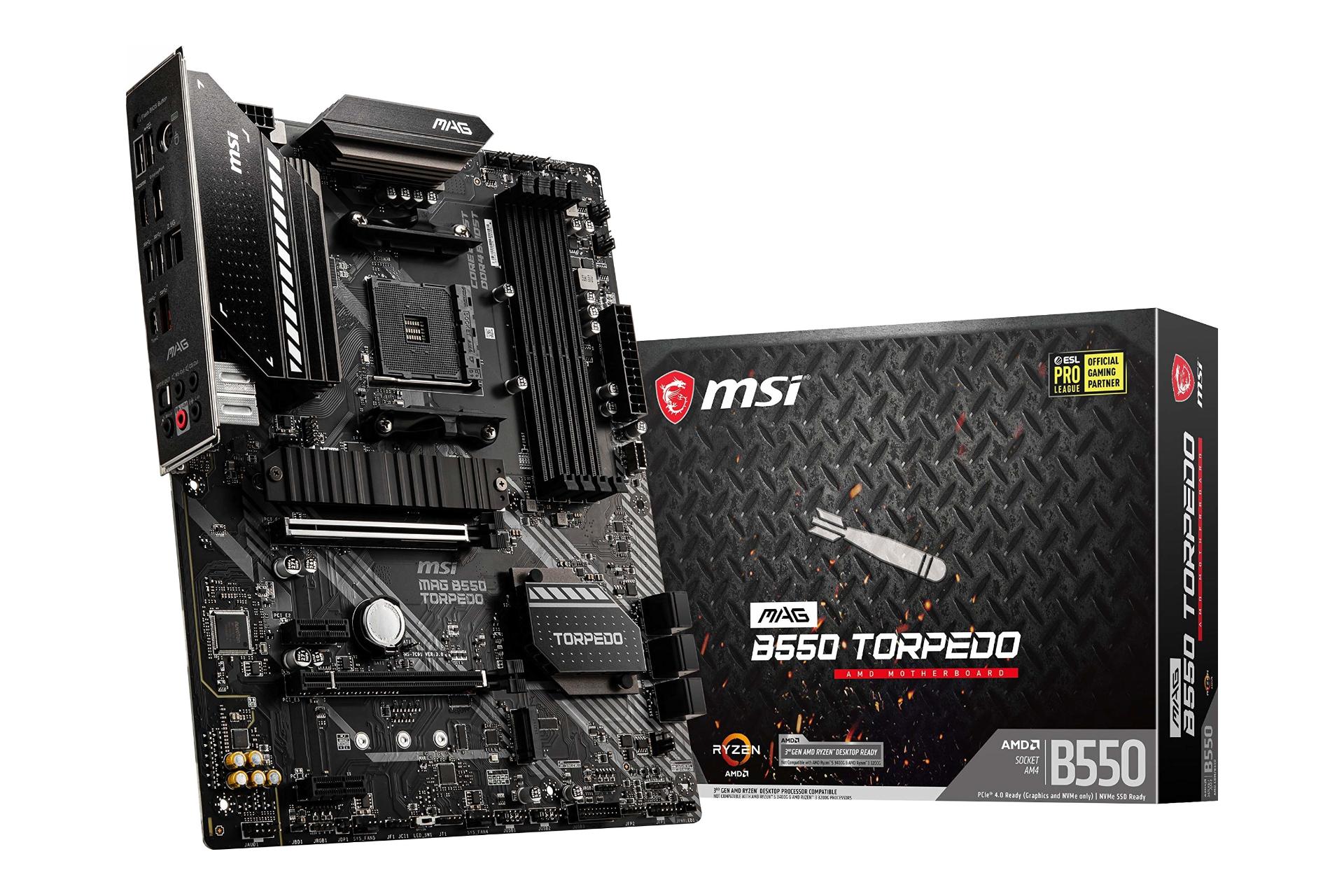 جعبه مادربرد ام اس آی MSI MAG B550 TORPEDO