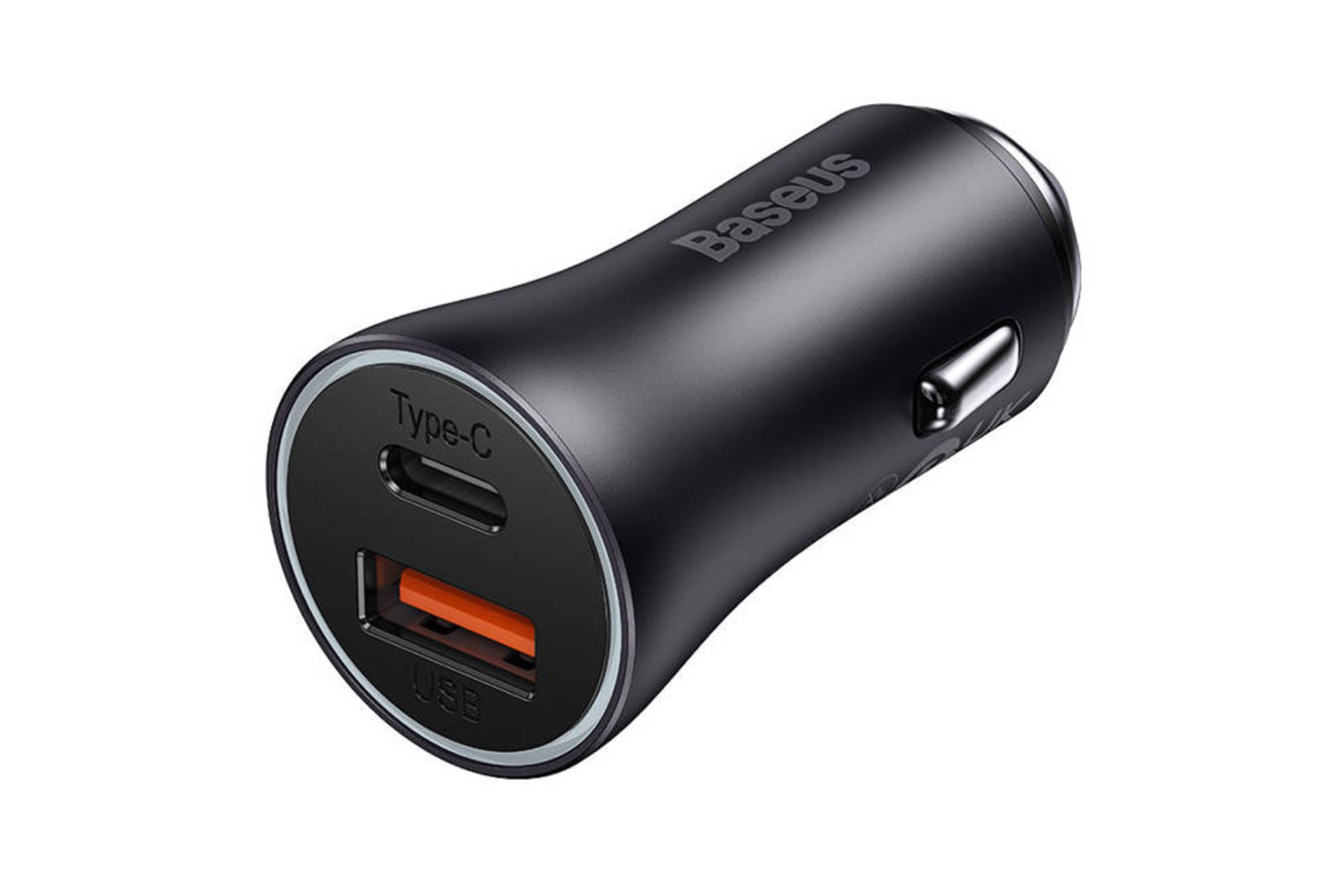 نمای جانبی شارژر باسئوس Golden Contactor Max Dual Fast