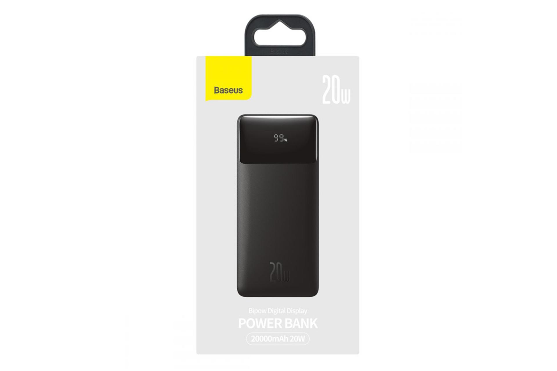 نمای جعبه پاور بانک باسئوس PPDML-M01 Bipow Digital Display