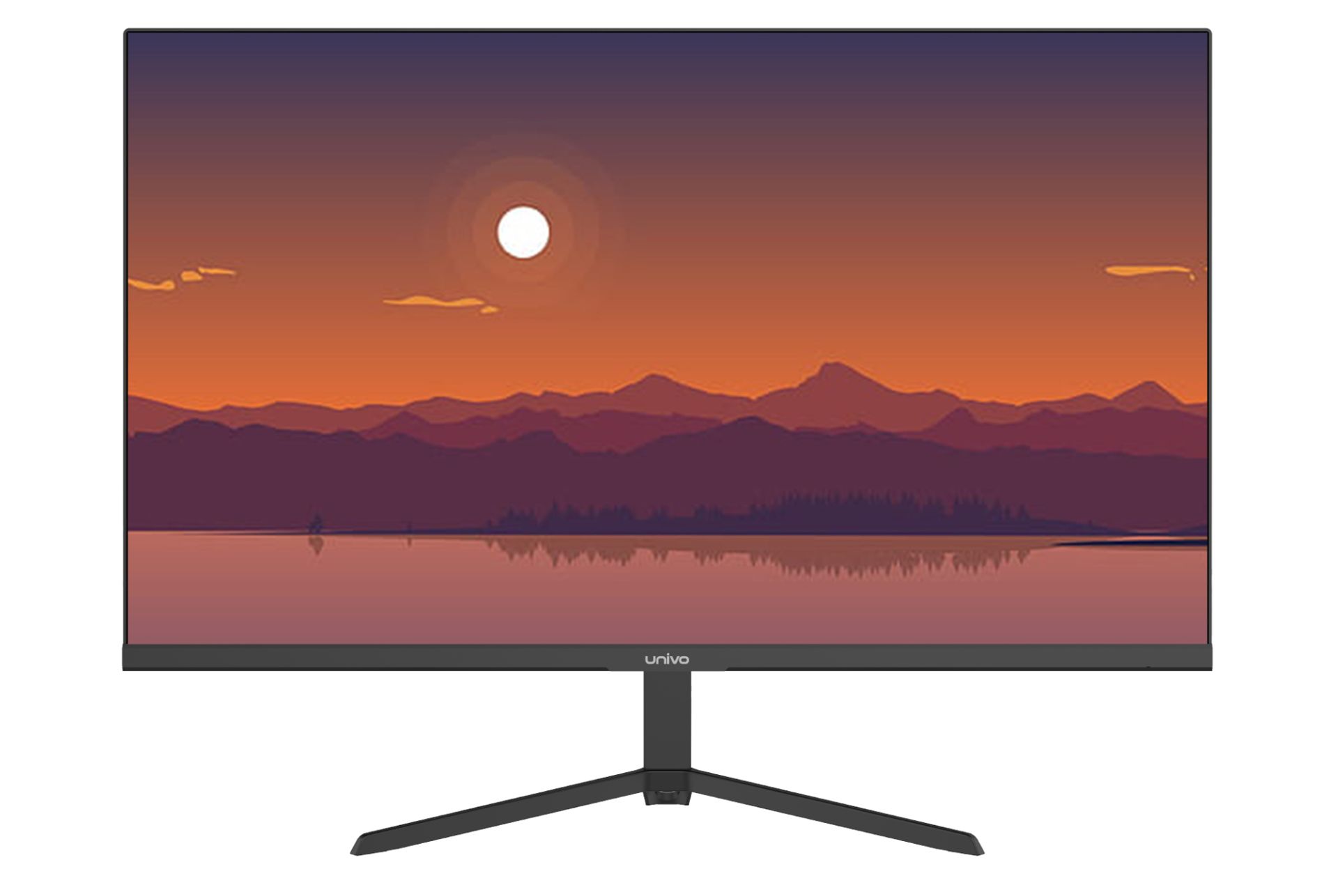 مانیتور یونیوو 24 اینچ مدل Univo UM2421 نمای جلو