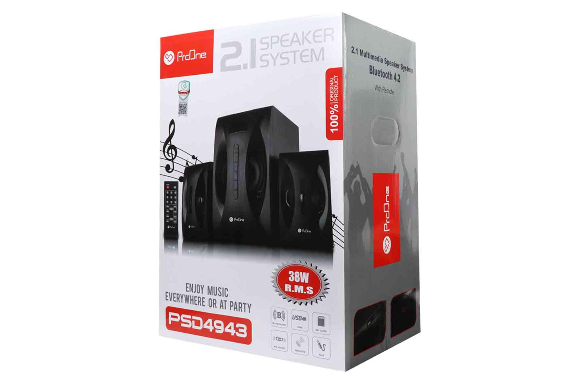 جعبه اسپیکر پرو وان ProOne PSD4943