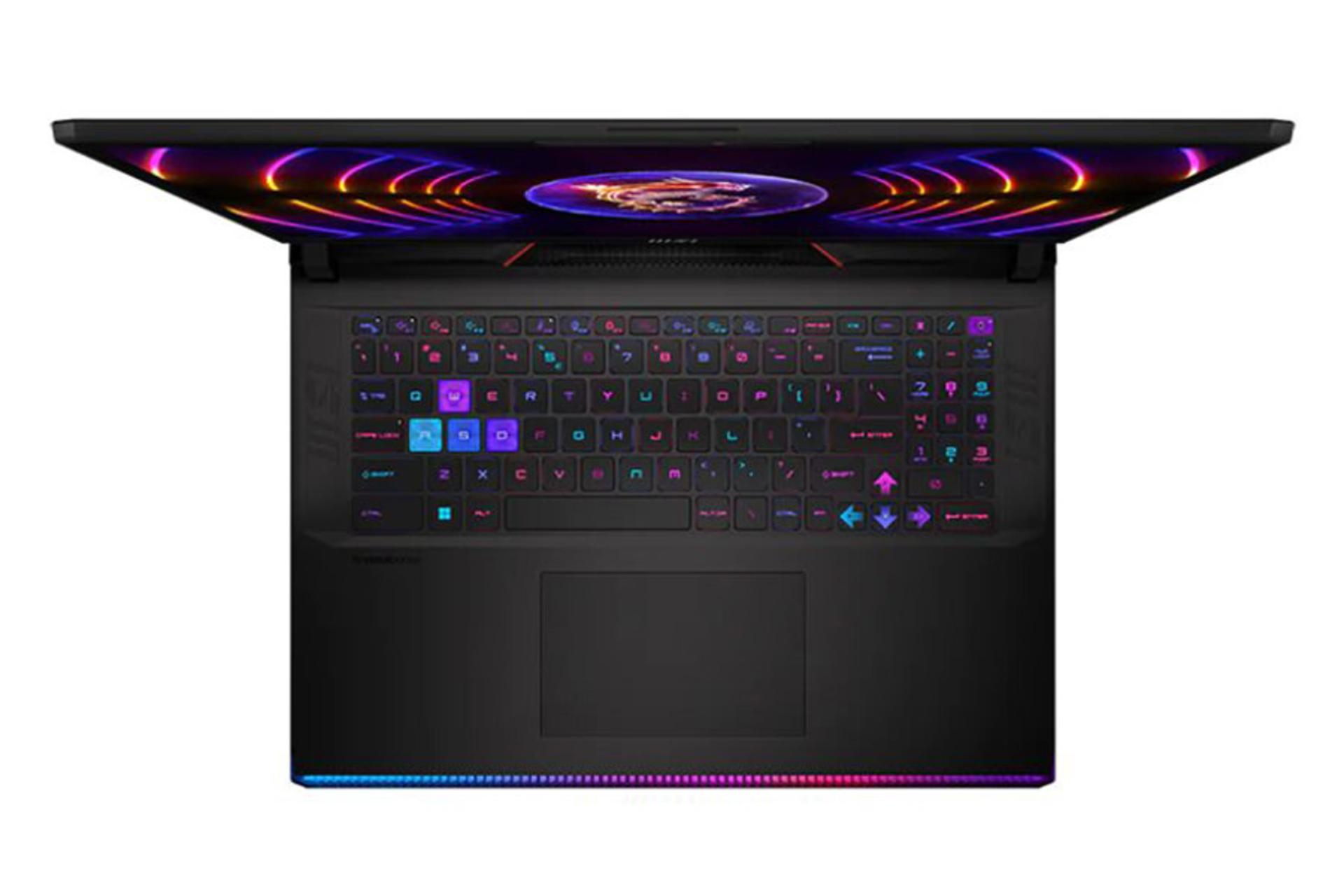 لپ تاپ ام اس آی MSI Raider GE78HX 13VH نمای بالا