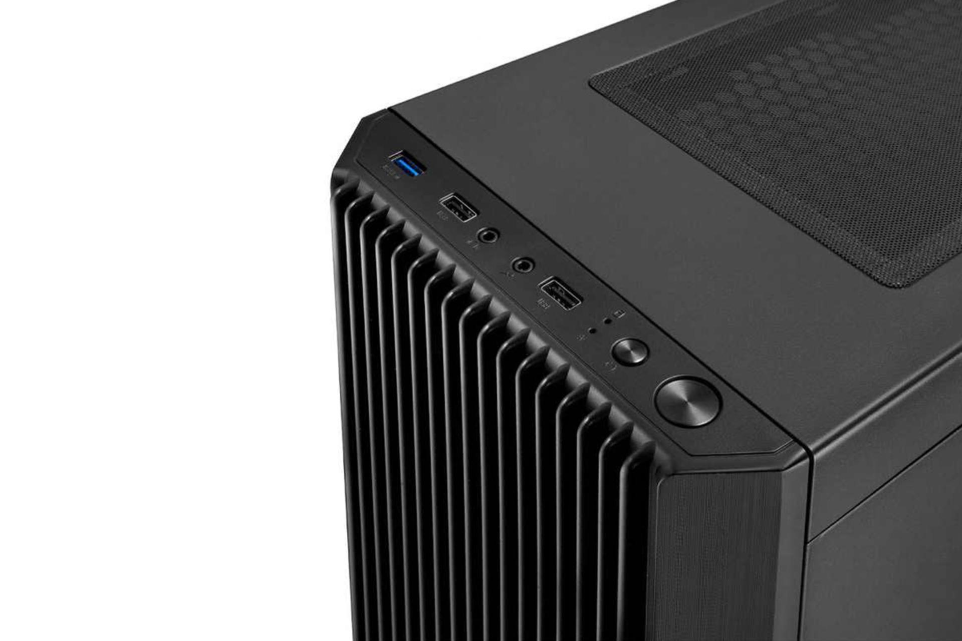 نمایش پورت های بالای کیس کامپیوتر مسترتک Apachi