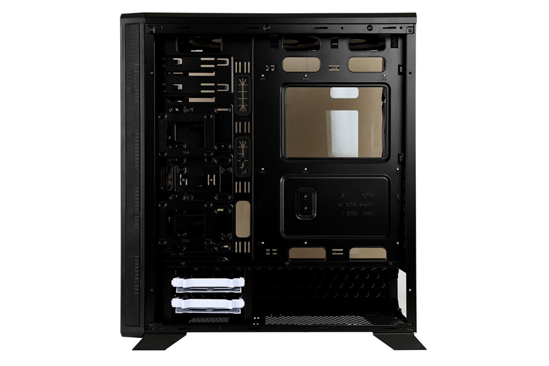 نمای داخل سمت راست کیس کامپیوتر مسترتک T500