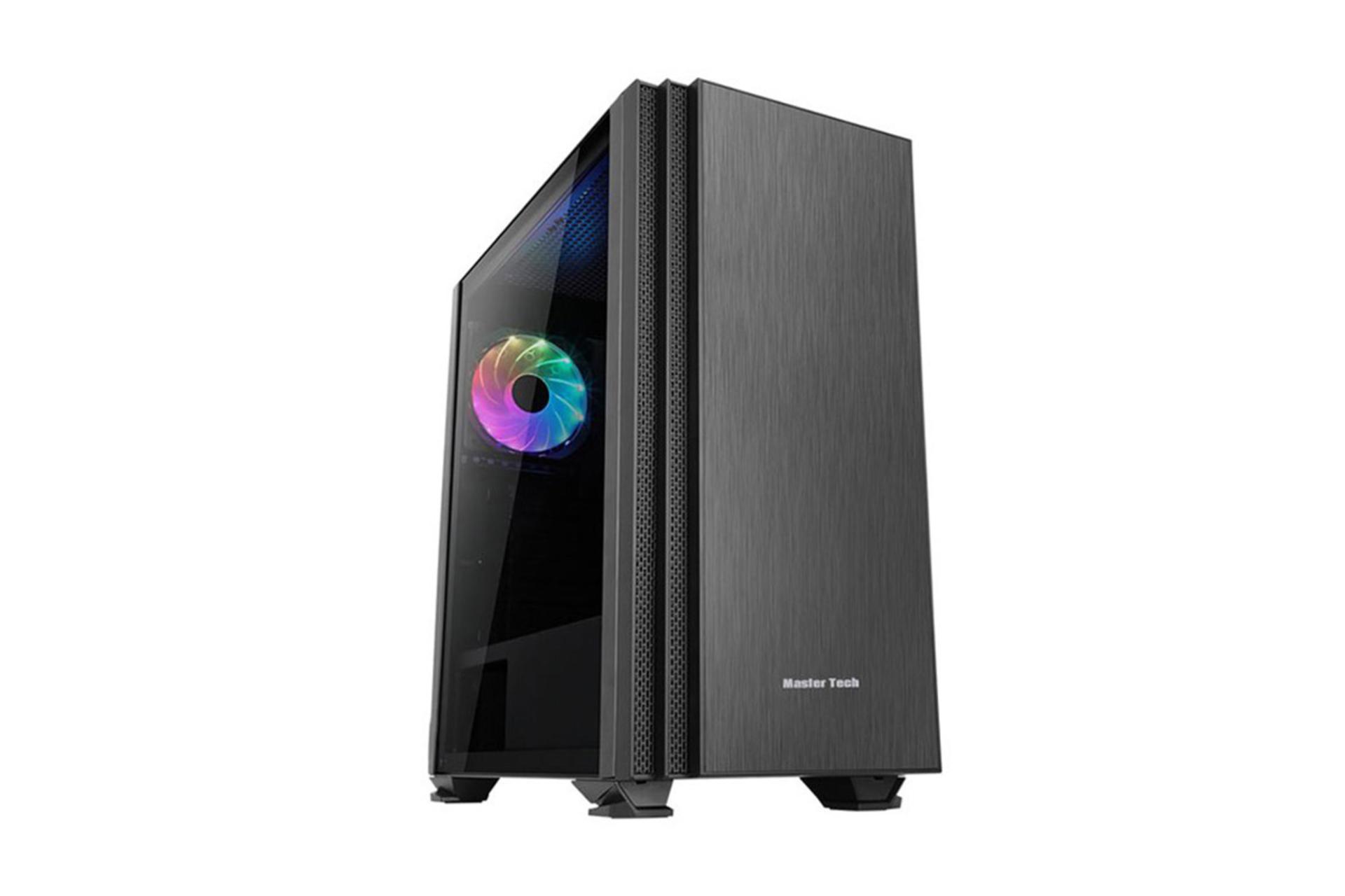 نمای نیم رخ جلو و سمت چپ کیس کامپیوتر مسترتک G300