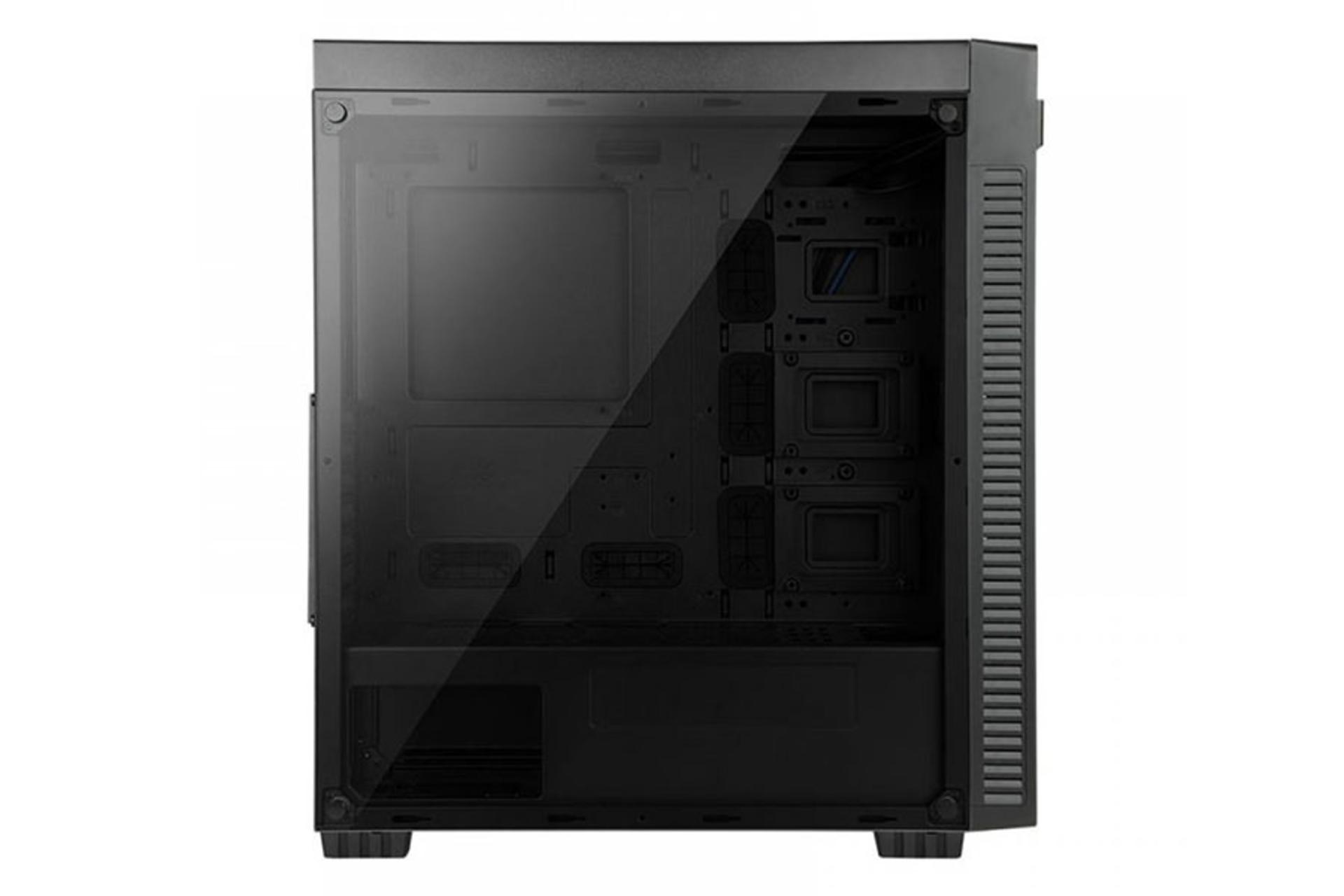 نمای درب شیشه ای سمت چپ کیس کامپیوتر مسترتک ATRON MESH