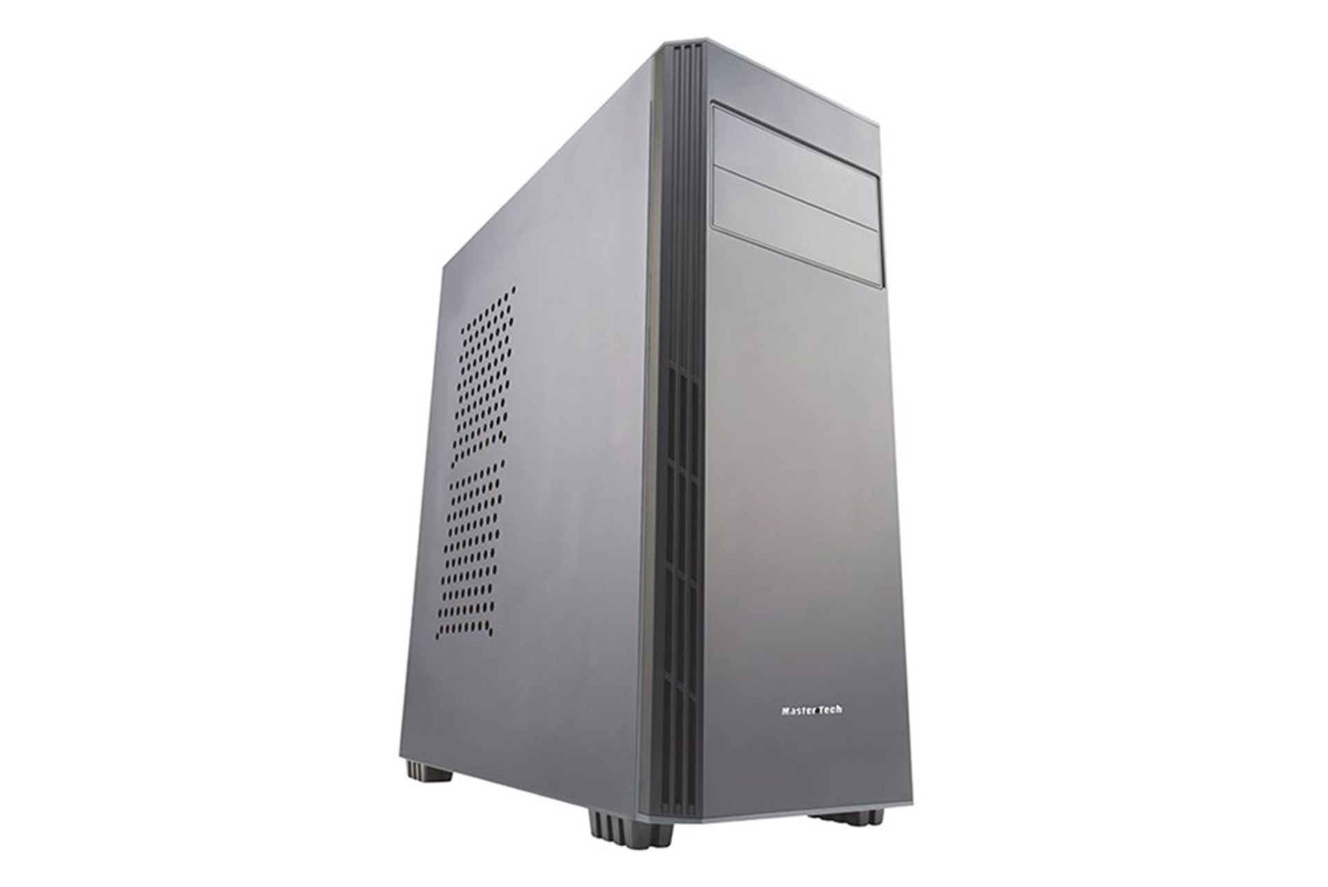 نمای نیم رخ جلو و سمت چپ کیس کامپیوتر مسترتک آرکا Metal Flat