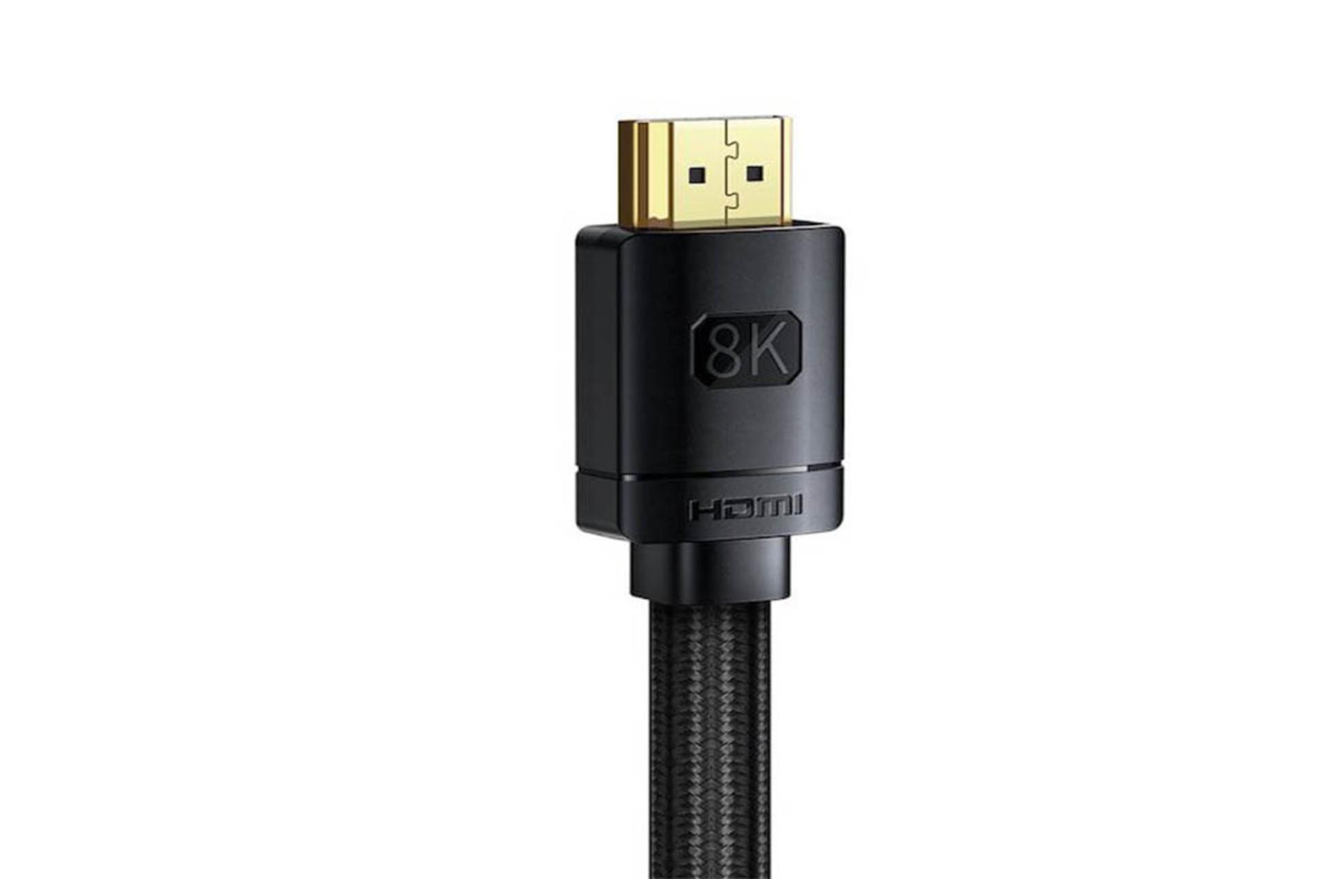 کانکتور کابل HDMI باسئوس 8K 60Hz نسخه 2.1 با طول 2 متر ـbaseus-hdmi-2-1-8k-60hz-2m 