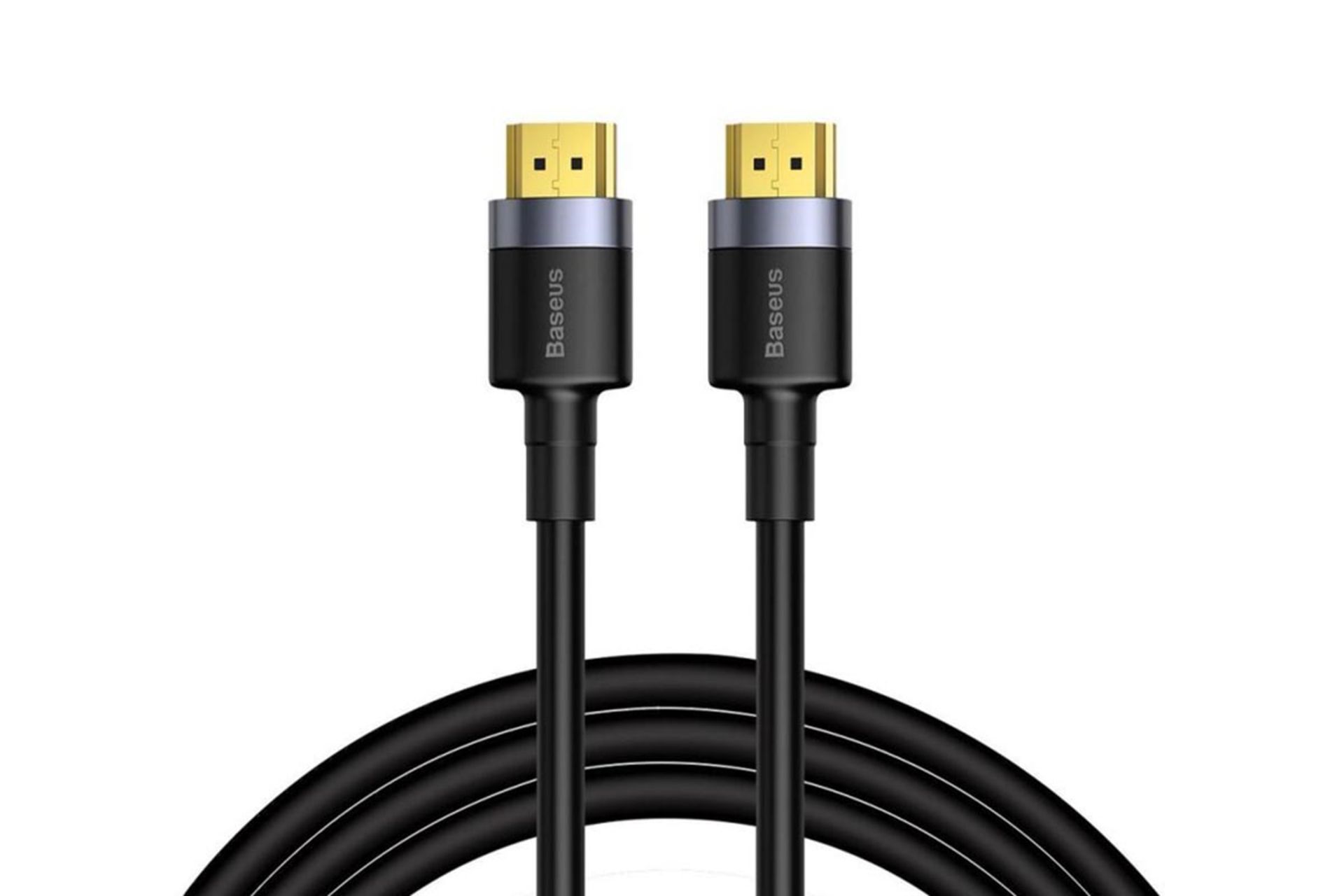 کابل HDMI باسئوس CADKLF-F01 4K 60Hz نسخه 2.0 با طول 2 متر نمای روبرو