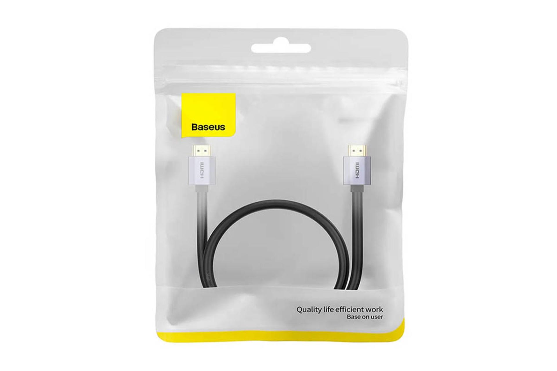 کابل HDMI باسئوس 4K 60Hz Graphene نسخه 2.0 با طول 1 متر ـ baseus-hdmi-graphene-20-4k-60hz-1m نمای جعبه