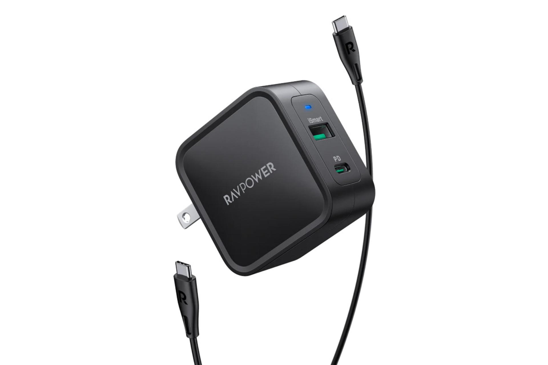 شارژر راوپاور RP-PC133 مشکی