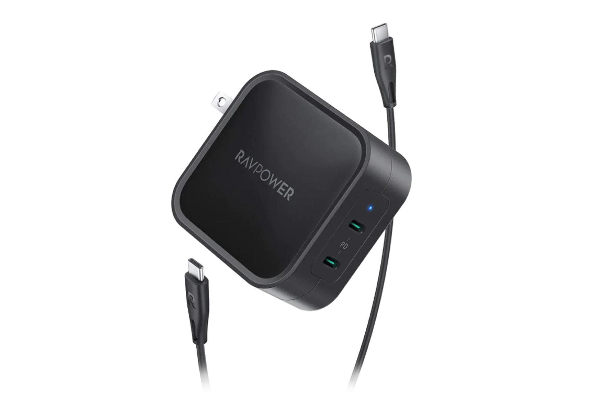 شارژر راوپاور RP-PC128 مشکی