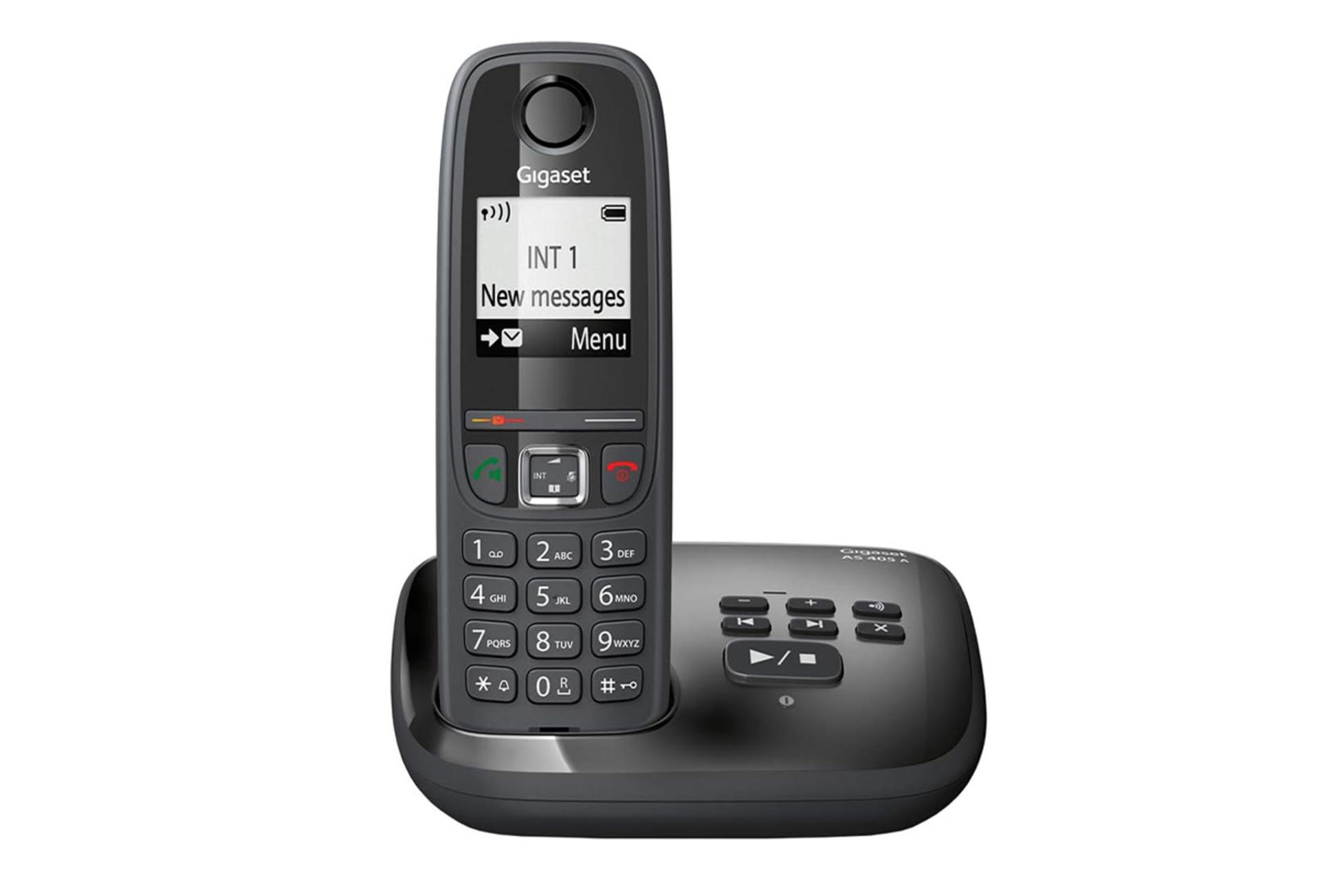 مرجع متخصصين ايران تلفن گيگاست AS405A مشكي