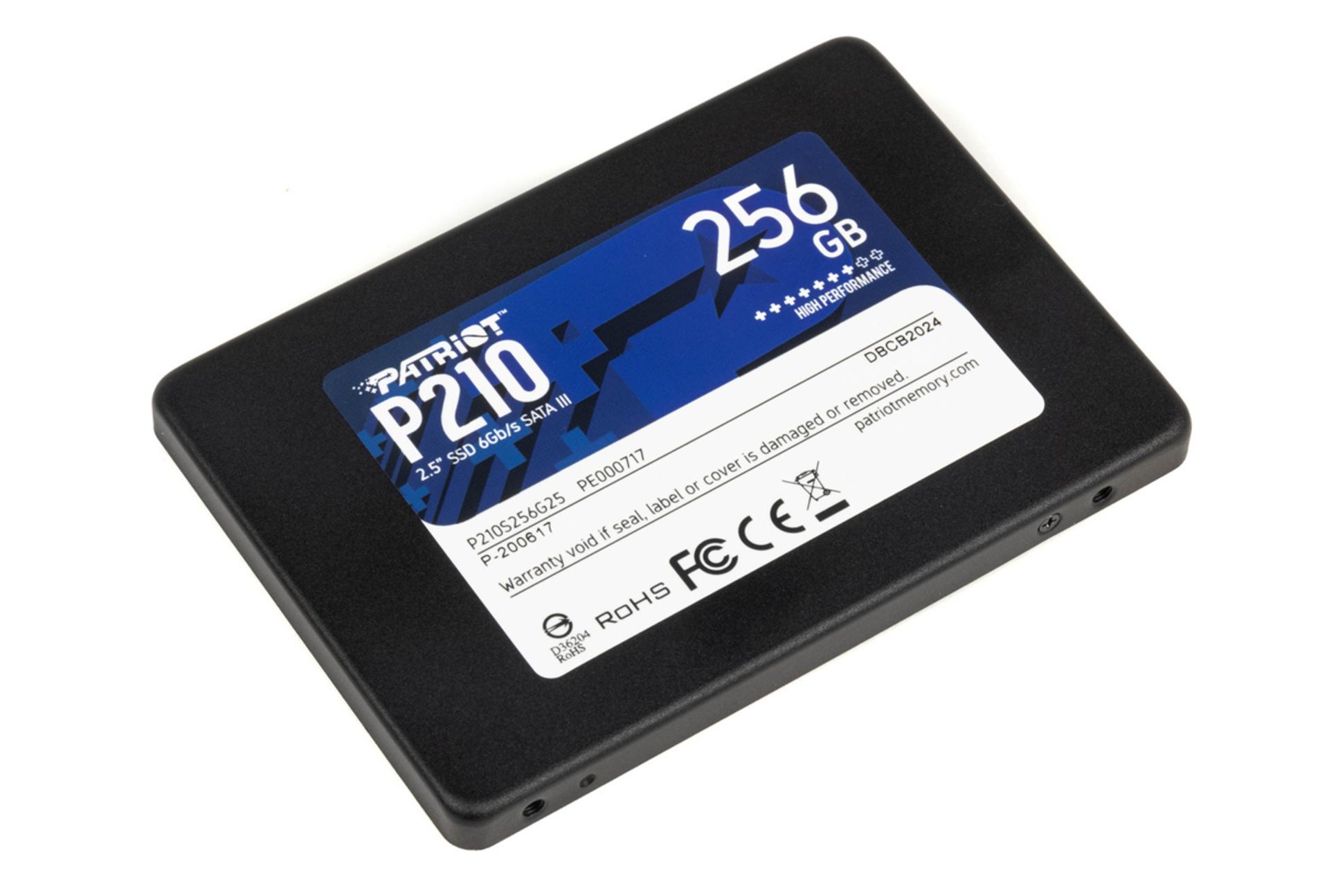 SSD پاتریوت P210 SATA 2.5 Inch ظرفیت 256 گیگابایت