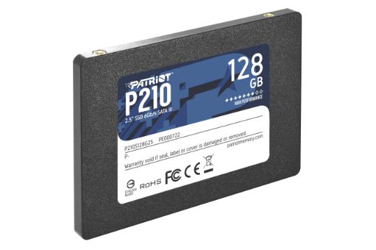 نمای چپ SSD پاتریوت P210 SATA 2.5 Inch ظرفیت 128 گیگابایت