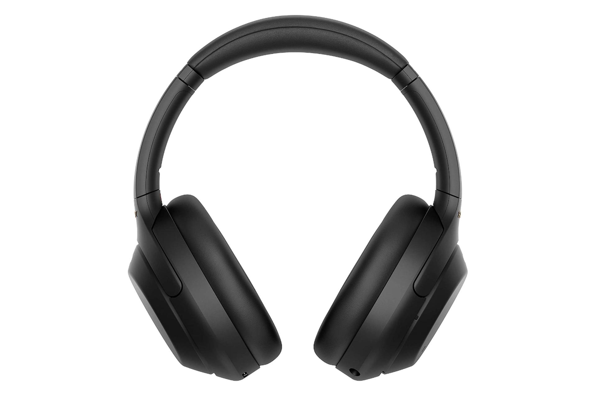 نمای روبرو هدفون بی سیم سونی Sony WH-1000XM4 مشکی